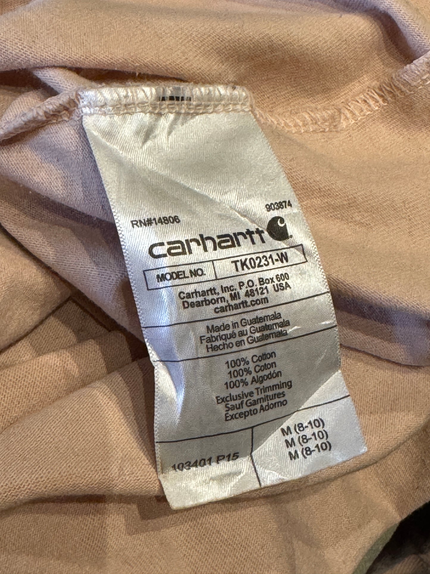 Carhartt Long Sleeve Logo T-Shirt - M (AU M)