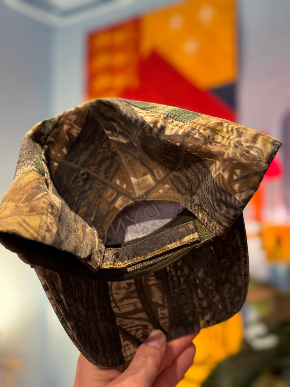 Vintage Dyna Products Camo Cap