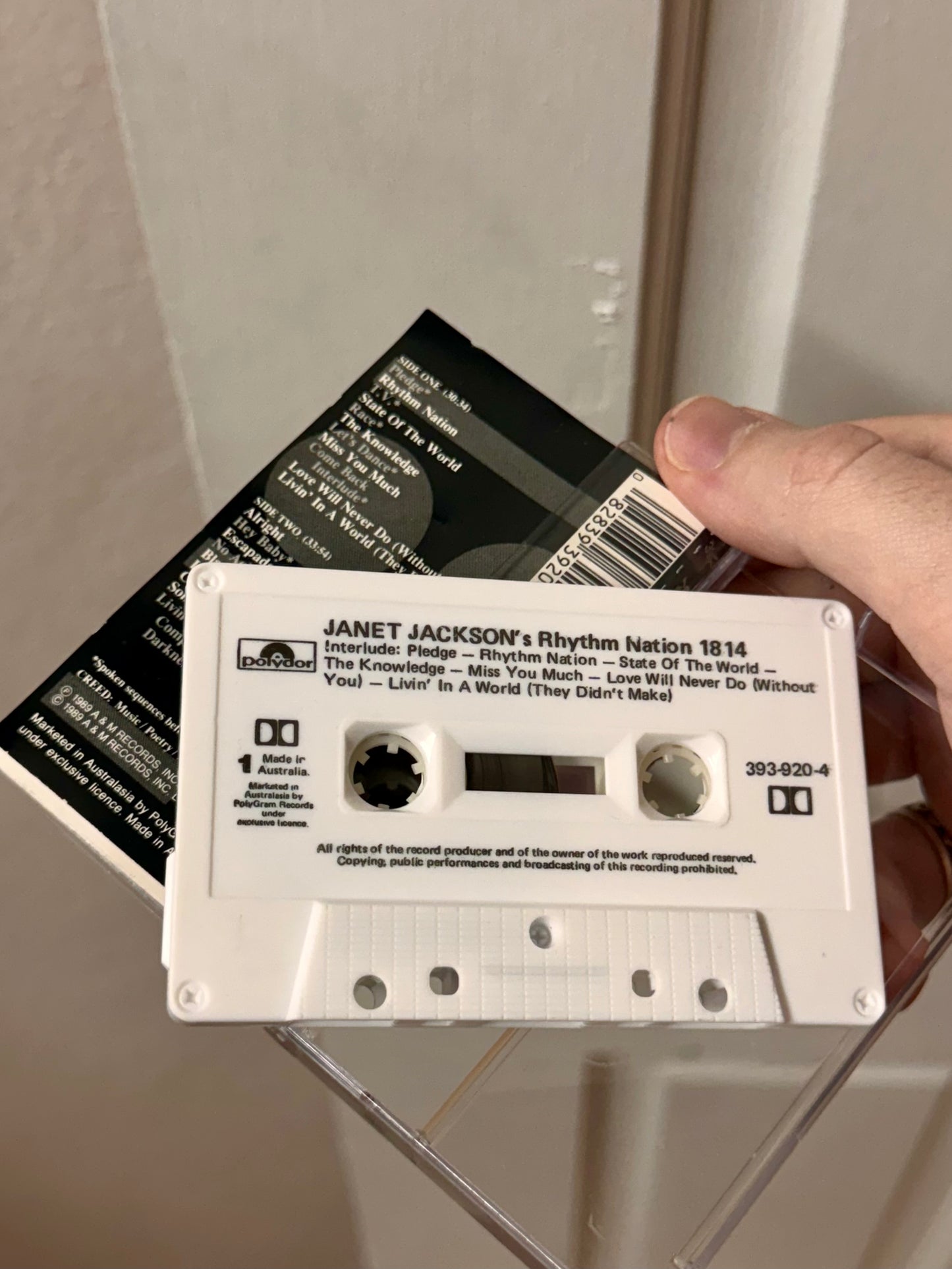 Janet Jackson Rhythm Nation - Vintage Cassette