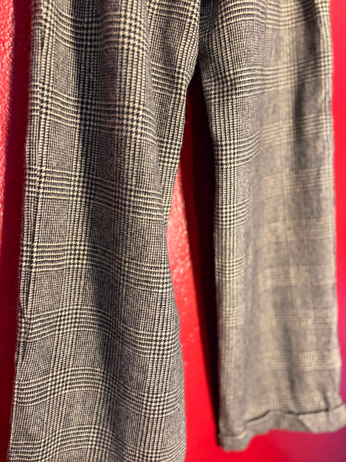 Vintage Ralph Lauren Glen Plaid Wool Blend Trousers - Women’s (AU 7)