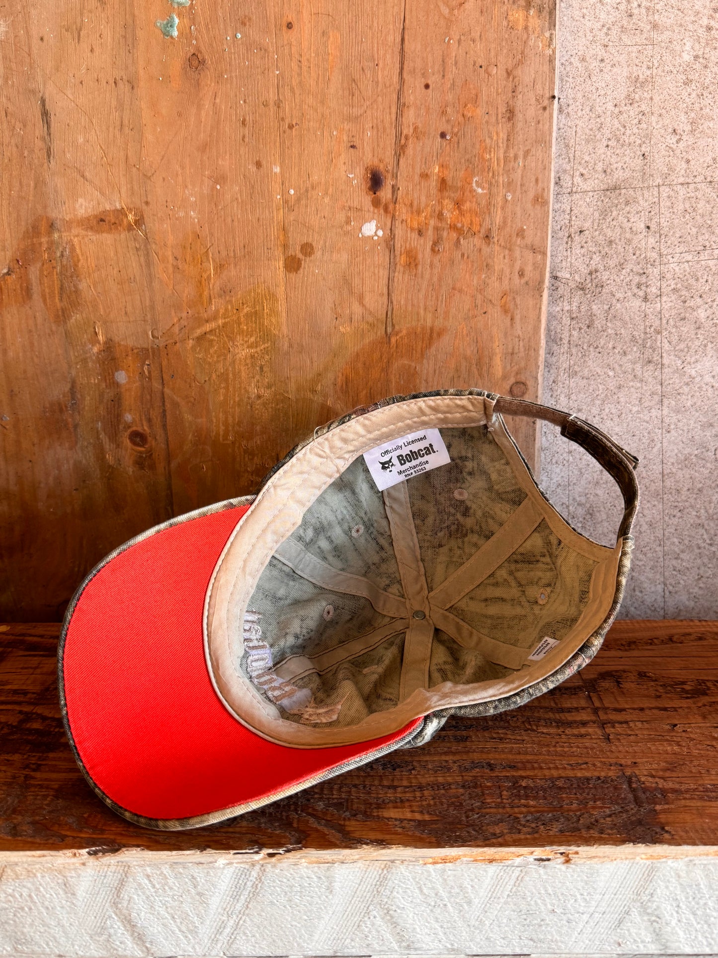 Vintage Bobcat Camo Hat