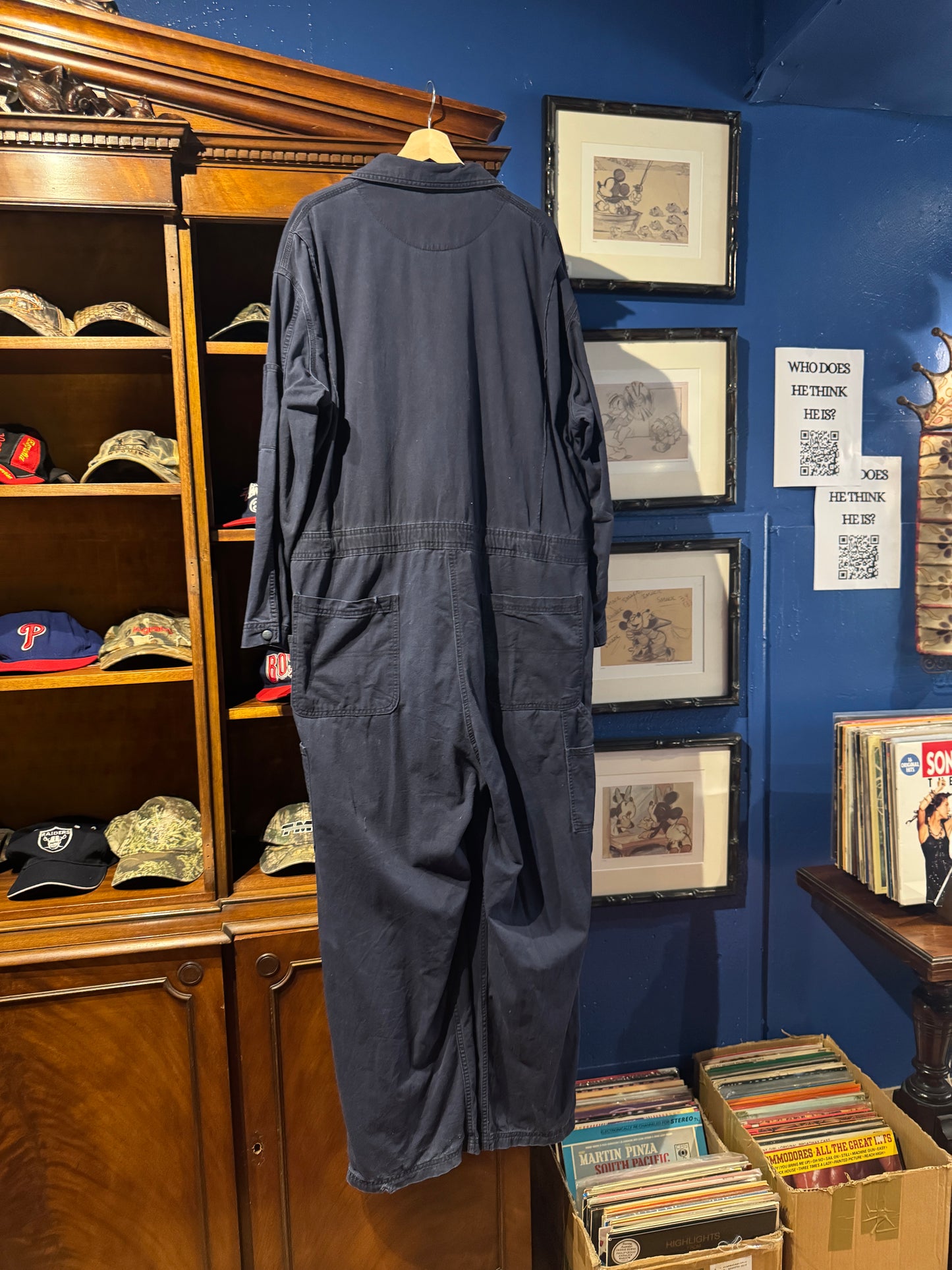 Vintage Carhartt FR Navy Coveralls – XL Regular