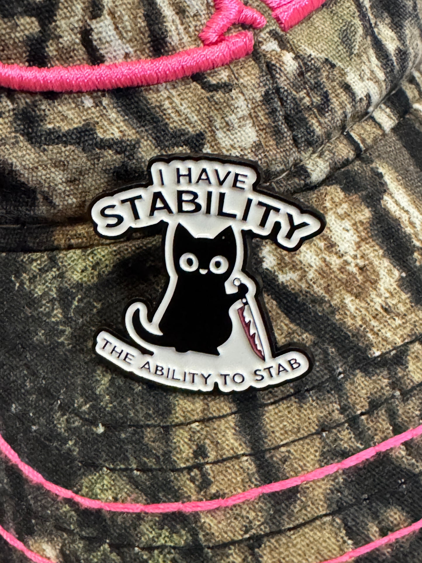 “I Have Stability” Enamel Pin