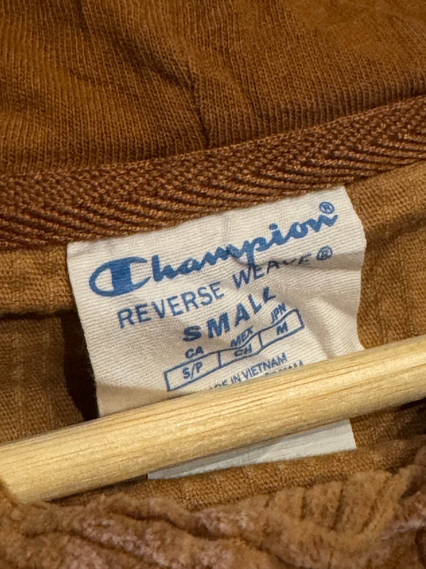 Champion Reverse Weave Cropped Chenille Hoodie (S)