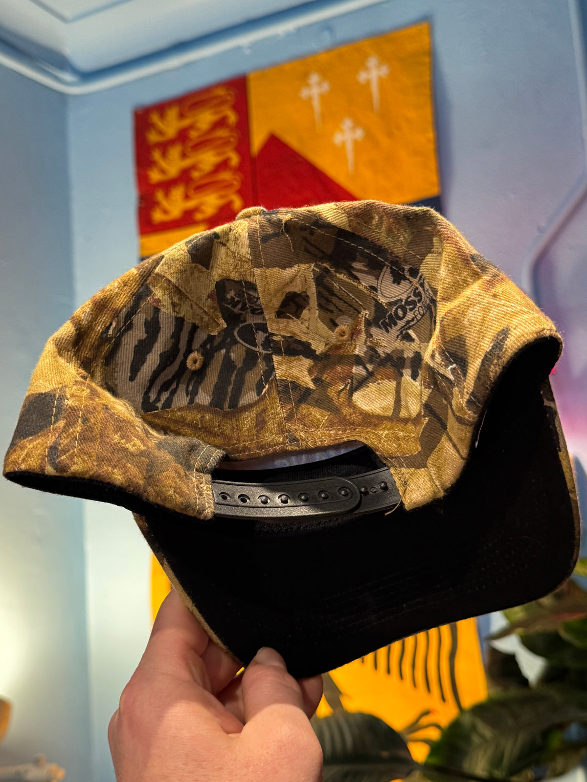 Vintage R.V. Evans Mossy Oak Camouflage Cap