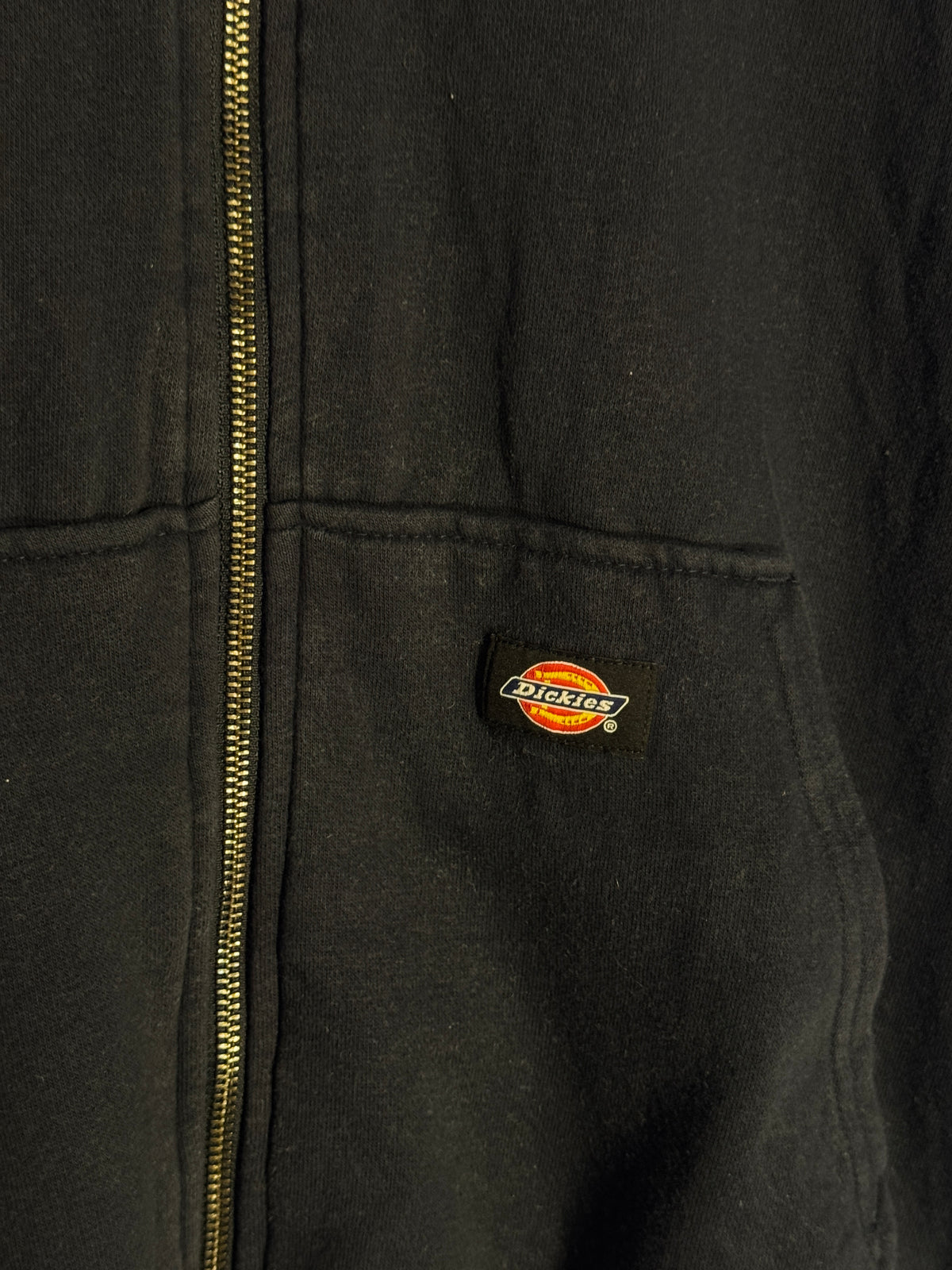 Vintage Dickies Embroidered Full Zip Hoodie (M)