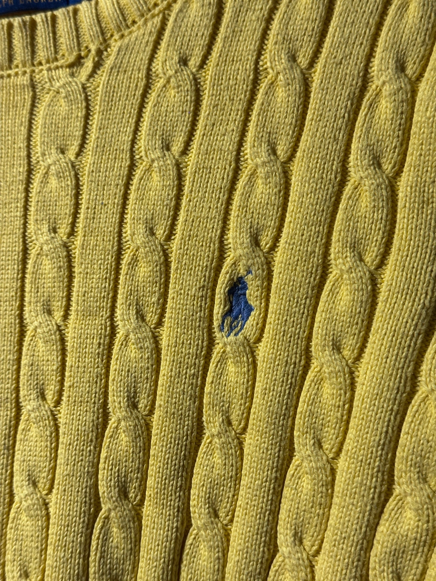 Vintage Polo Ralph Lauren Short-Sleeve Cable Knit