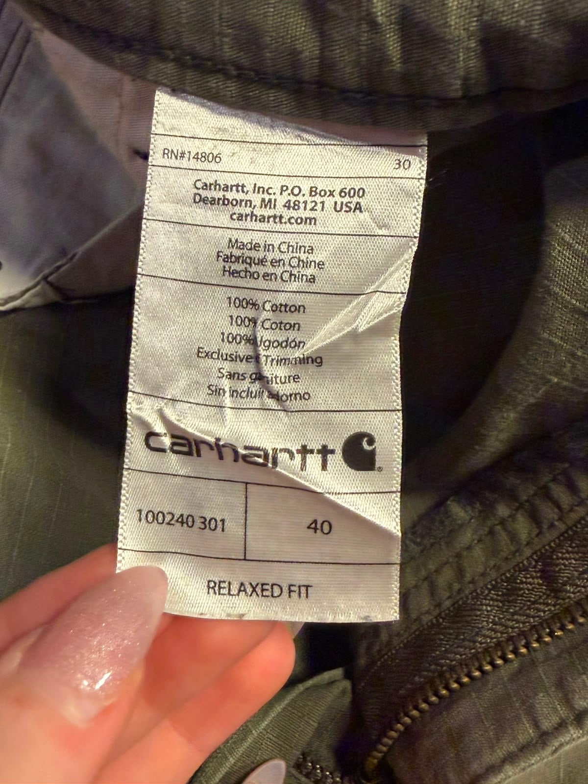 Carhartt Ripstop Cargo Shorts (40)
