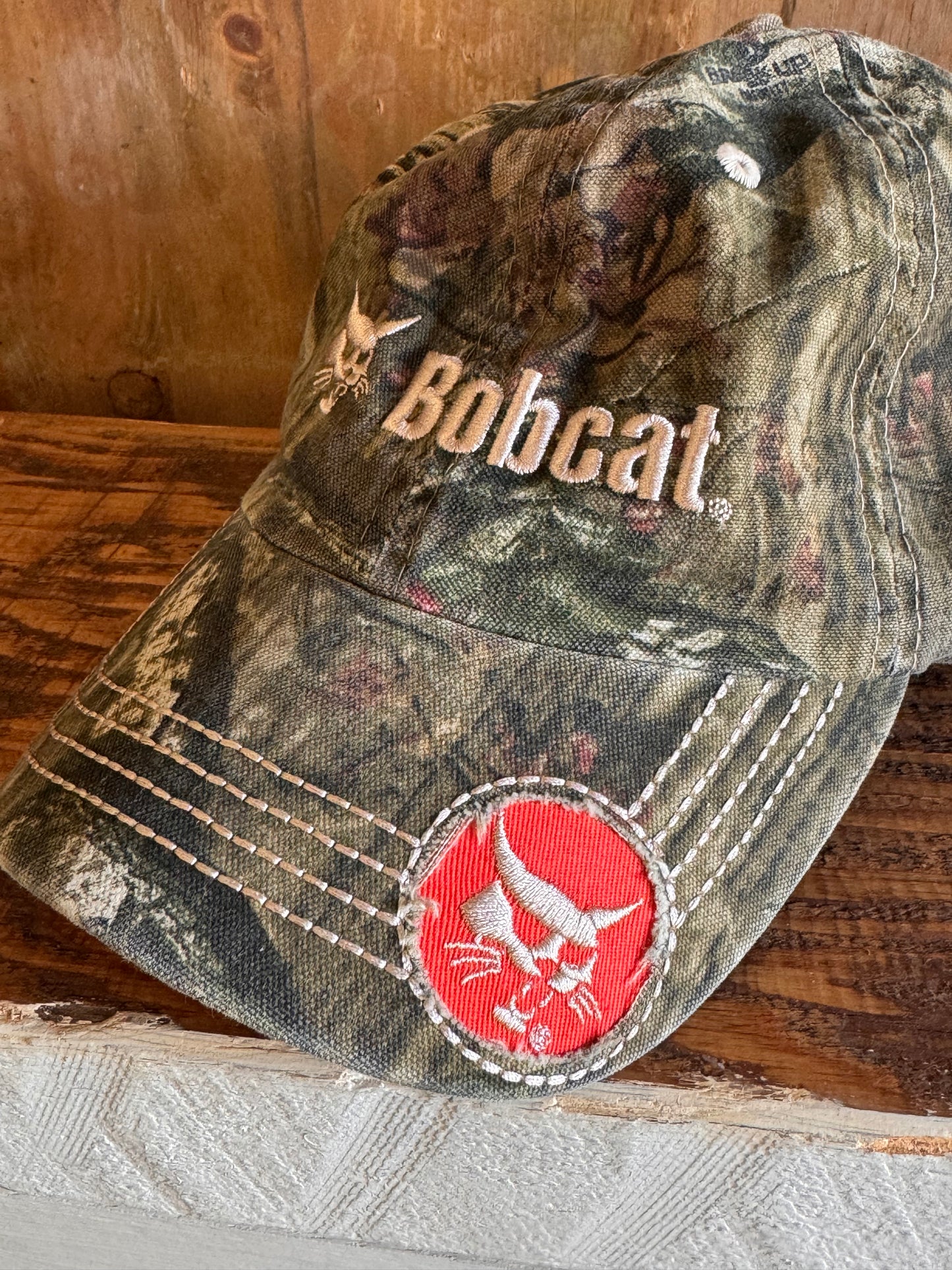 Vintage Bobcat Camo Hat