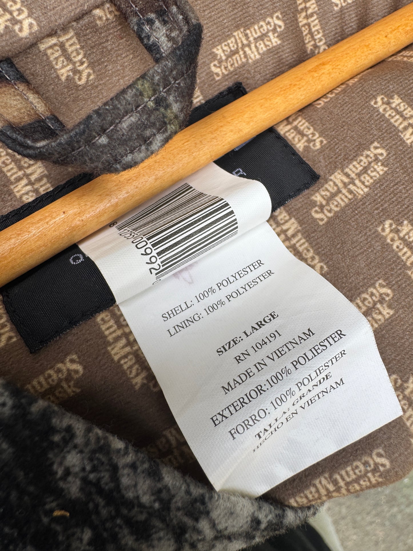 Vintage Camo Ridge ScentMask Jacket (Size L)