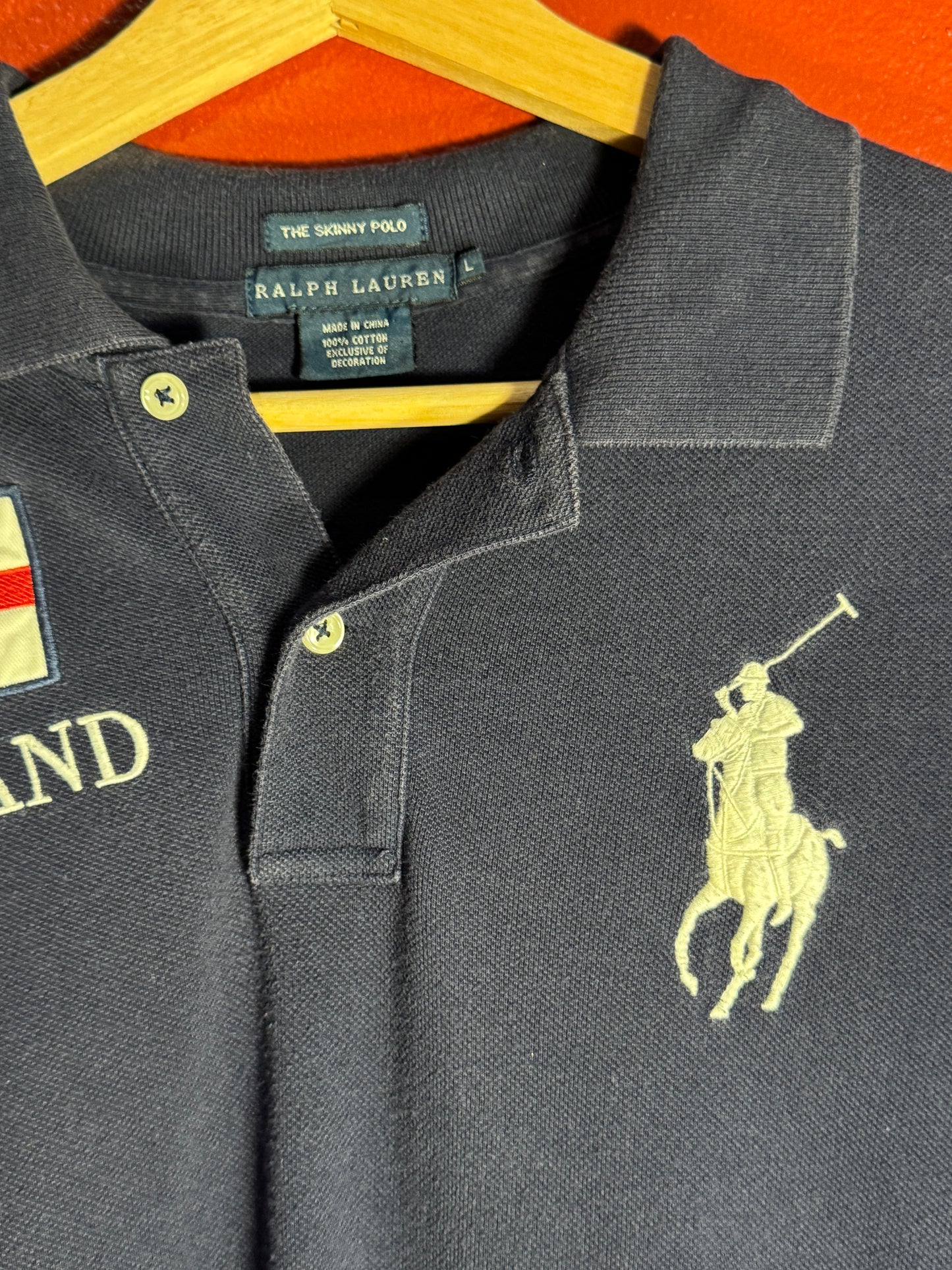Vintage Ralph Lauren England Big Pony Polo Shirt - L (AU Women’s M)