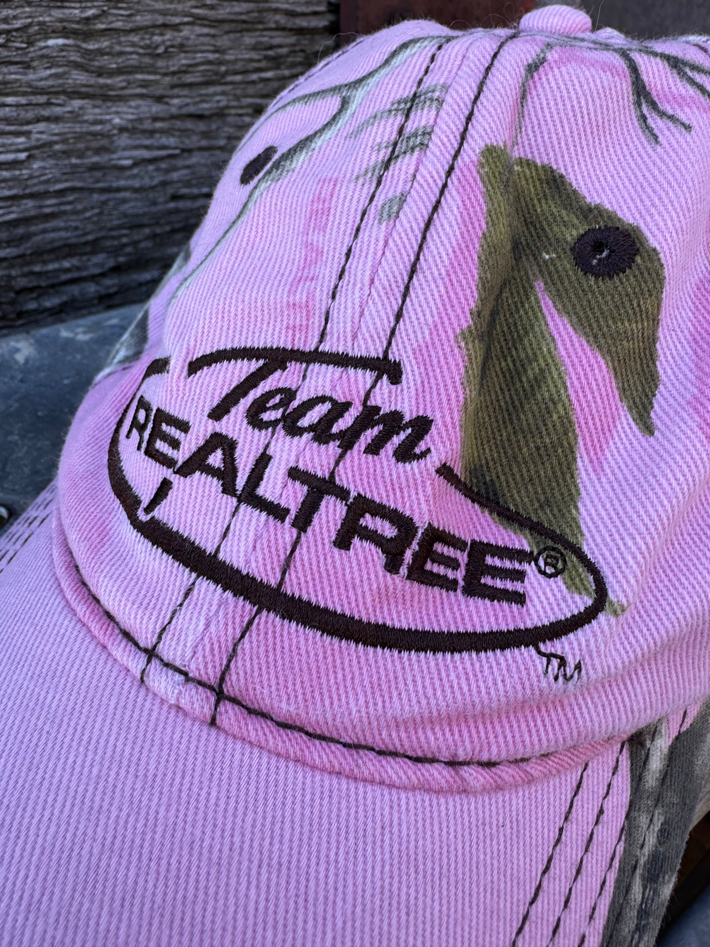 Vintage Pink Realtree Hat