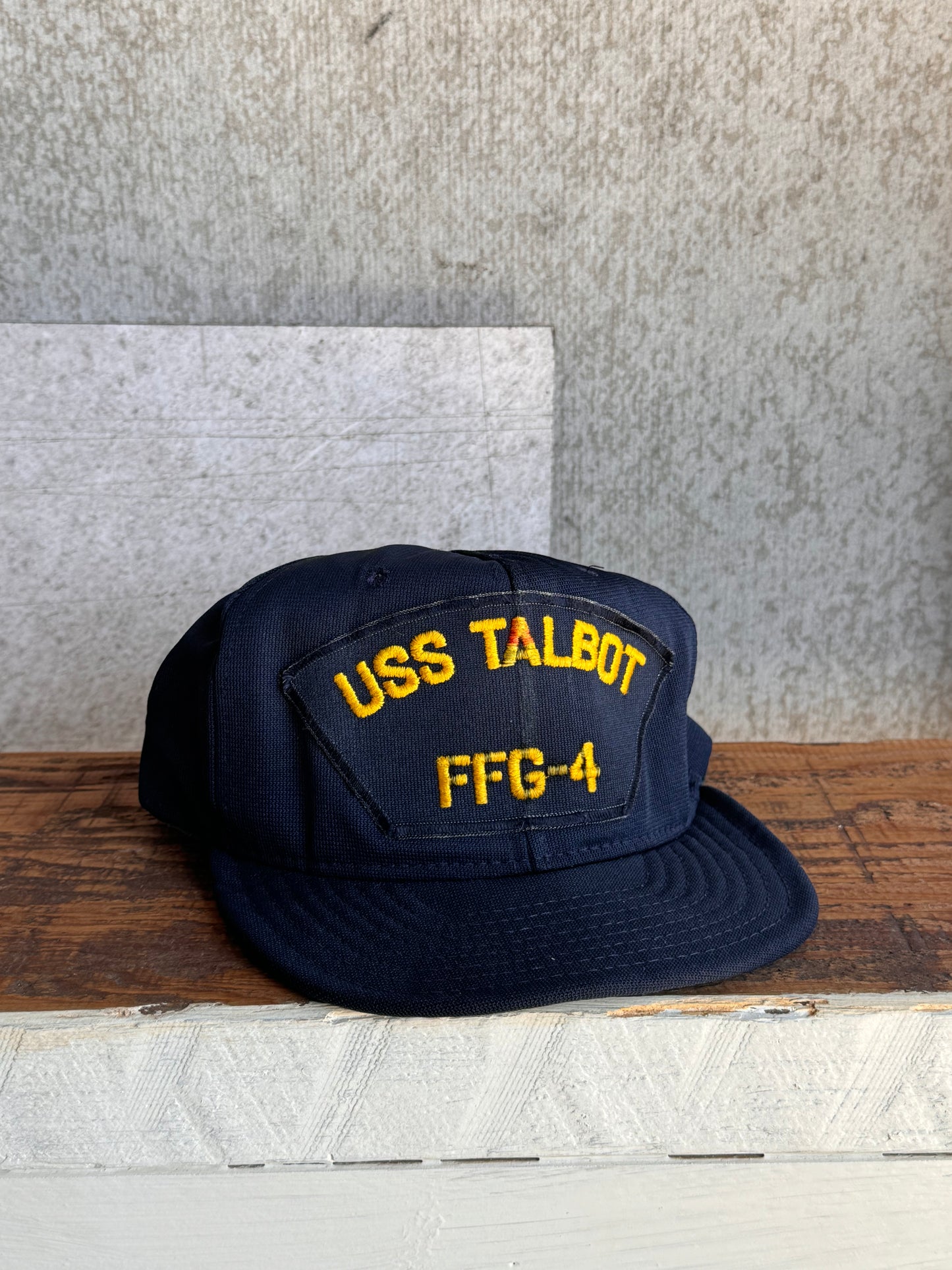 Vintage 'USS Talbot' Navy Hat