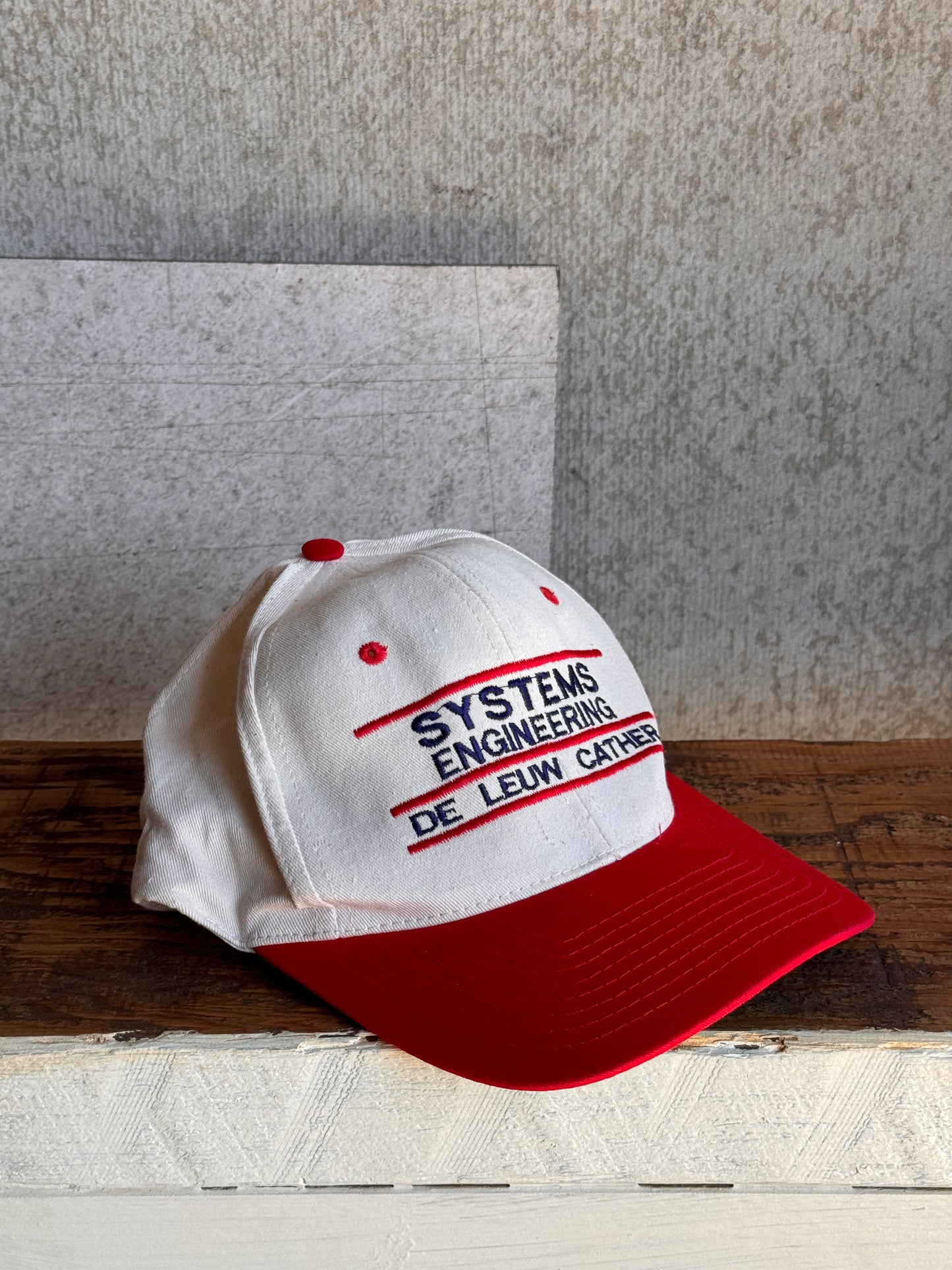 Vintage Systems Engineering Red & White Hat