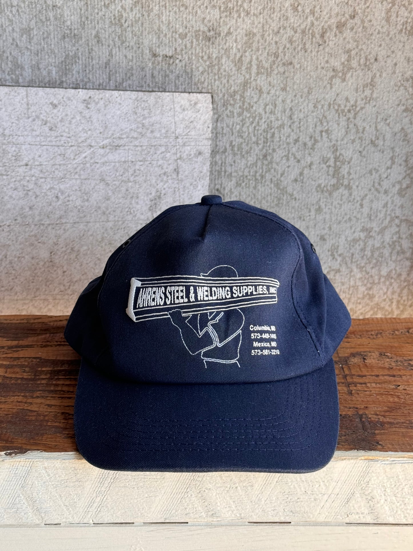 Vintage Ahrens Steel Hat