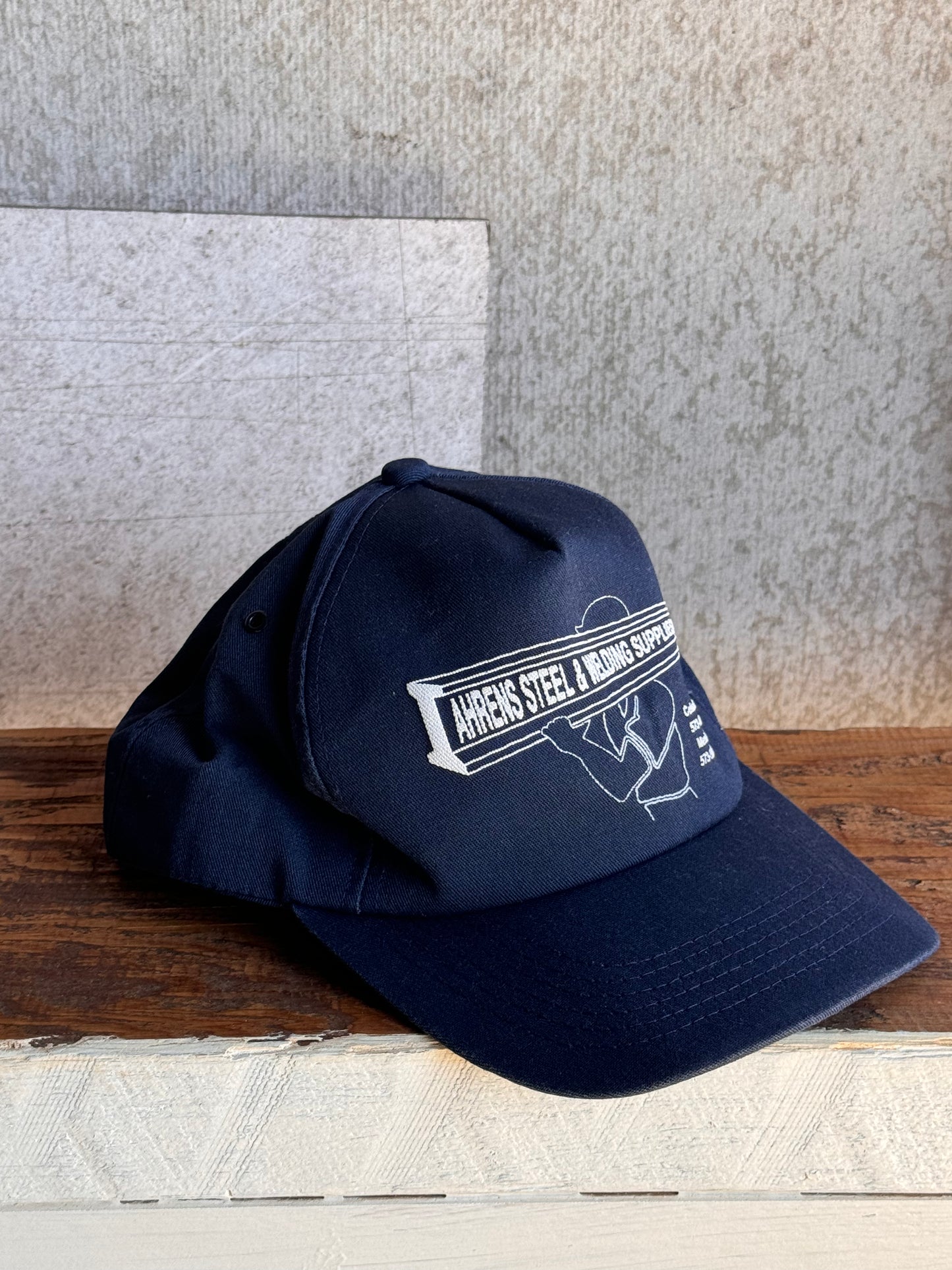 Vintage Ahrens Steel Hat