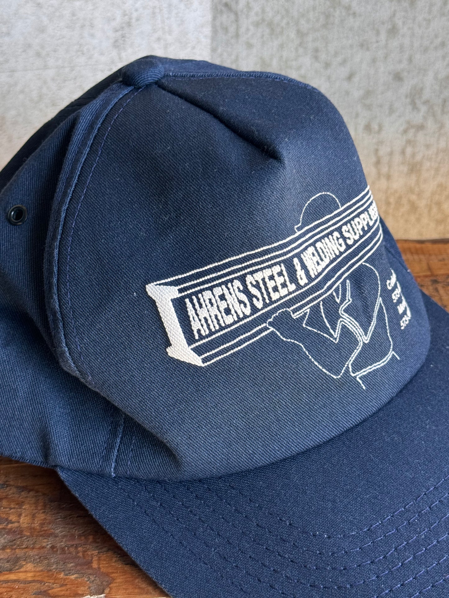 Vintage Ahrens Steel Hat