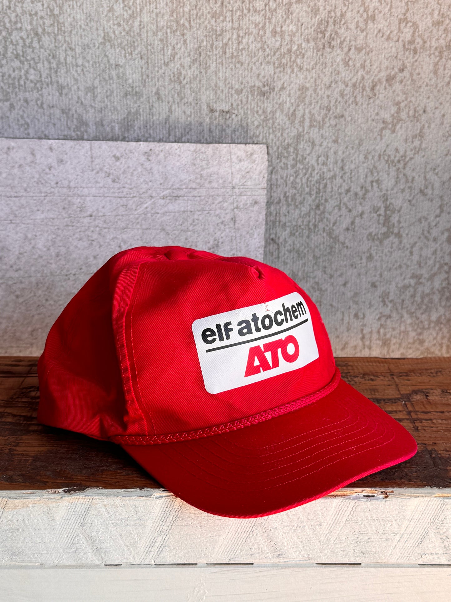 Vintage Elf Atochem Hat