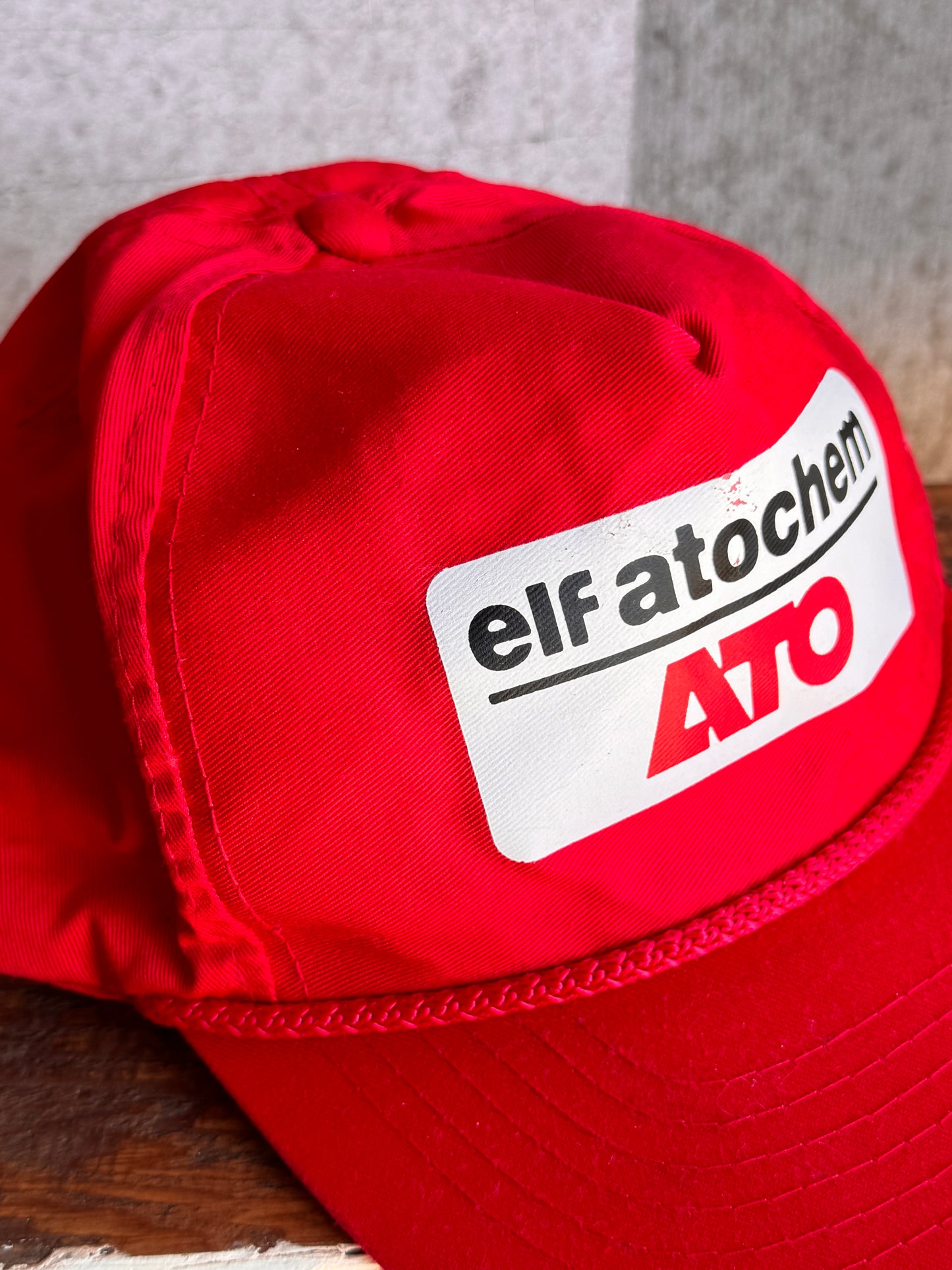 Vintage Elf Atochem Hat