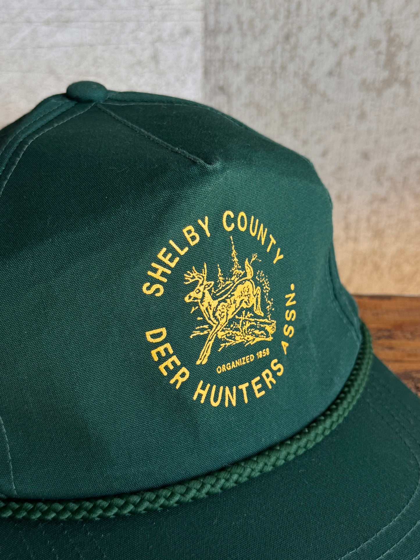 Vintage Shelby County Deers Hunters Association Hat
