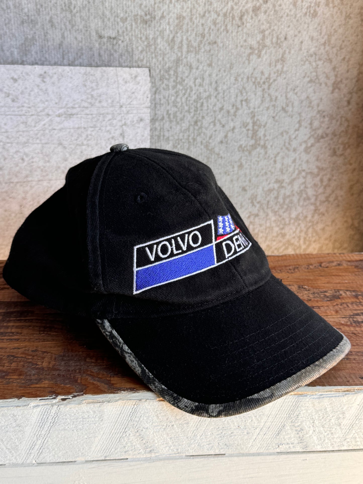 Vintage Volvo Hat with Camo Rim