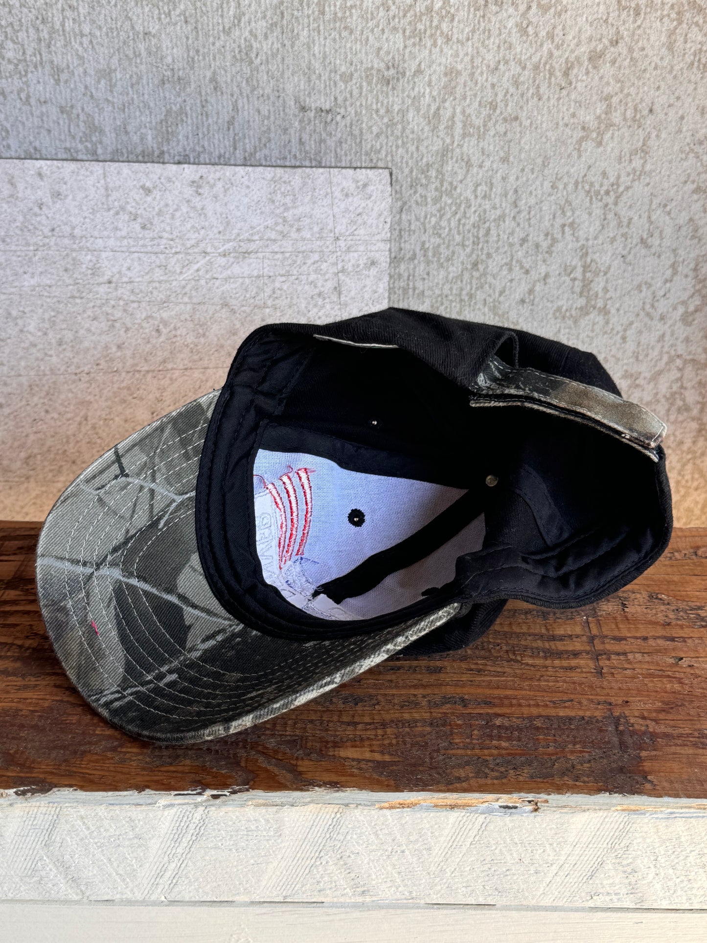 Vintage Volvo Hat with Camo Rim