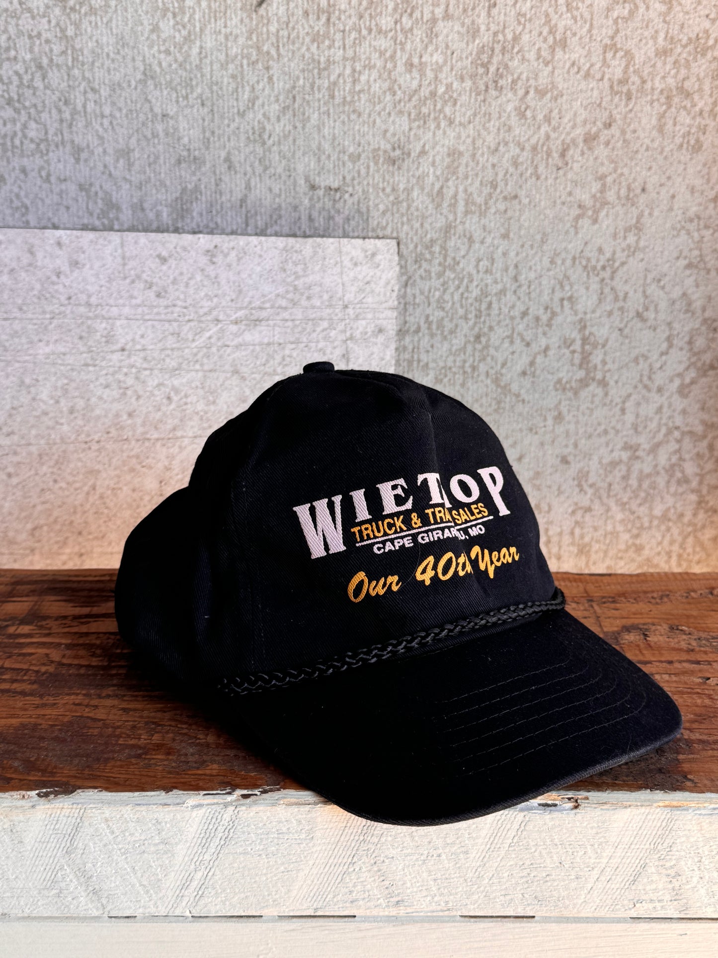 Vintage Black Wiethop Hat