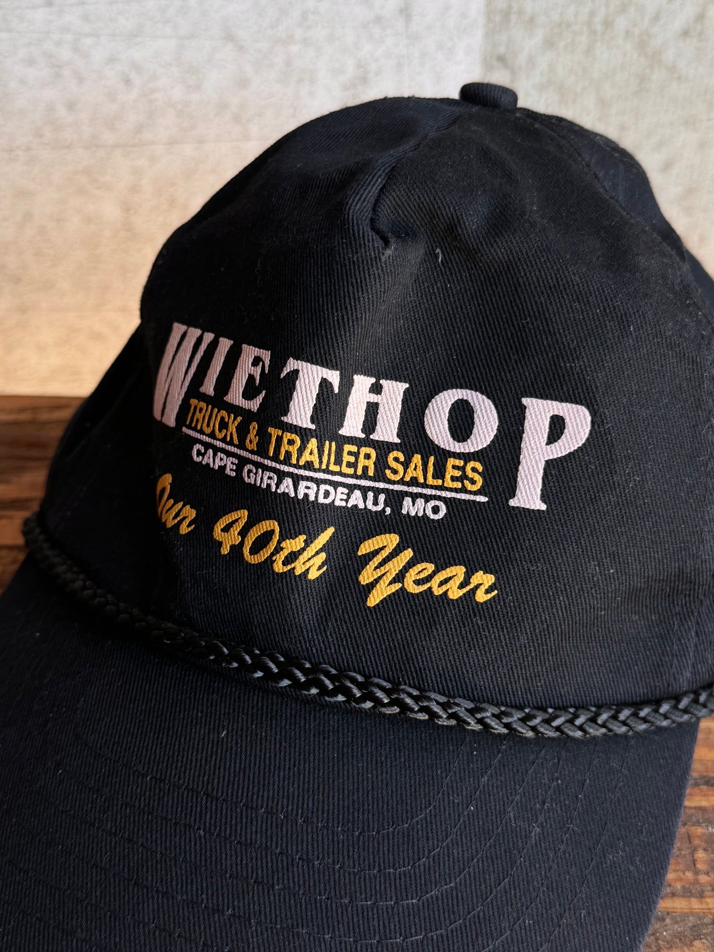 Vintage Black Wiethop Hat