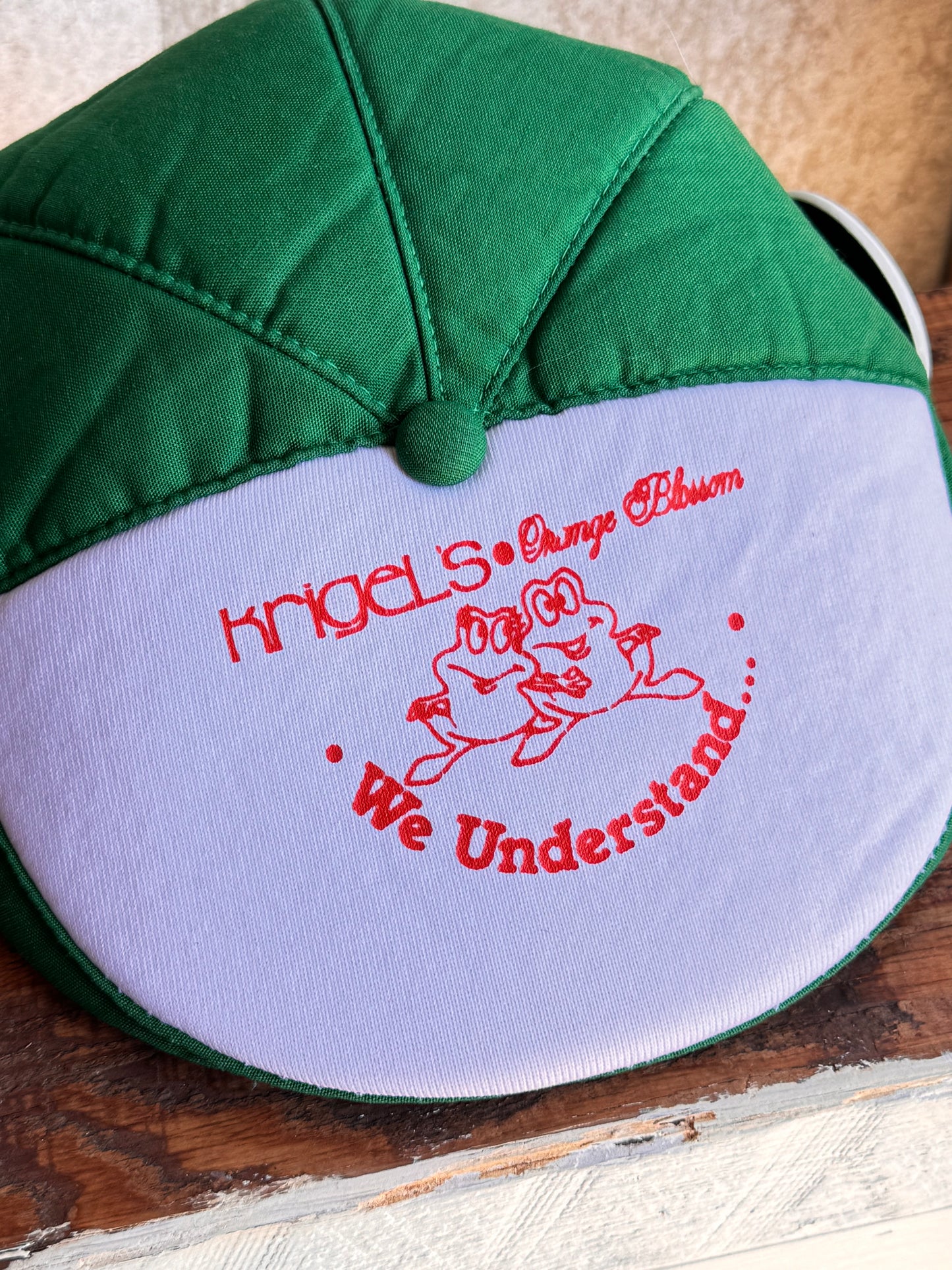 Vintage Krigels Foam Cabbie Hat