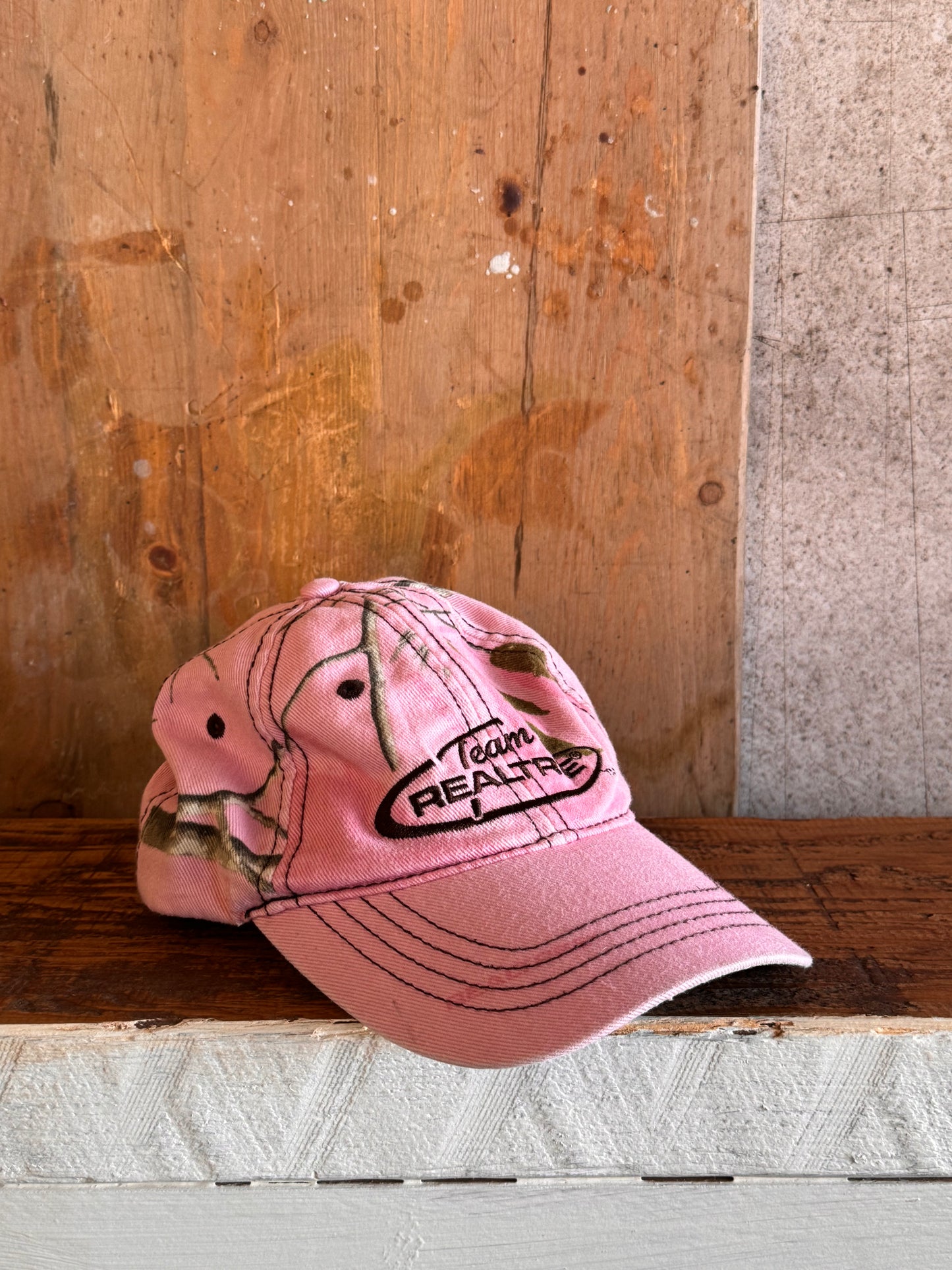 Vintage Pink Realtree Hat