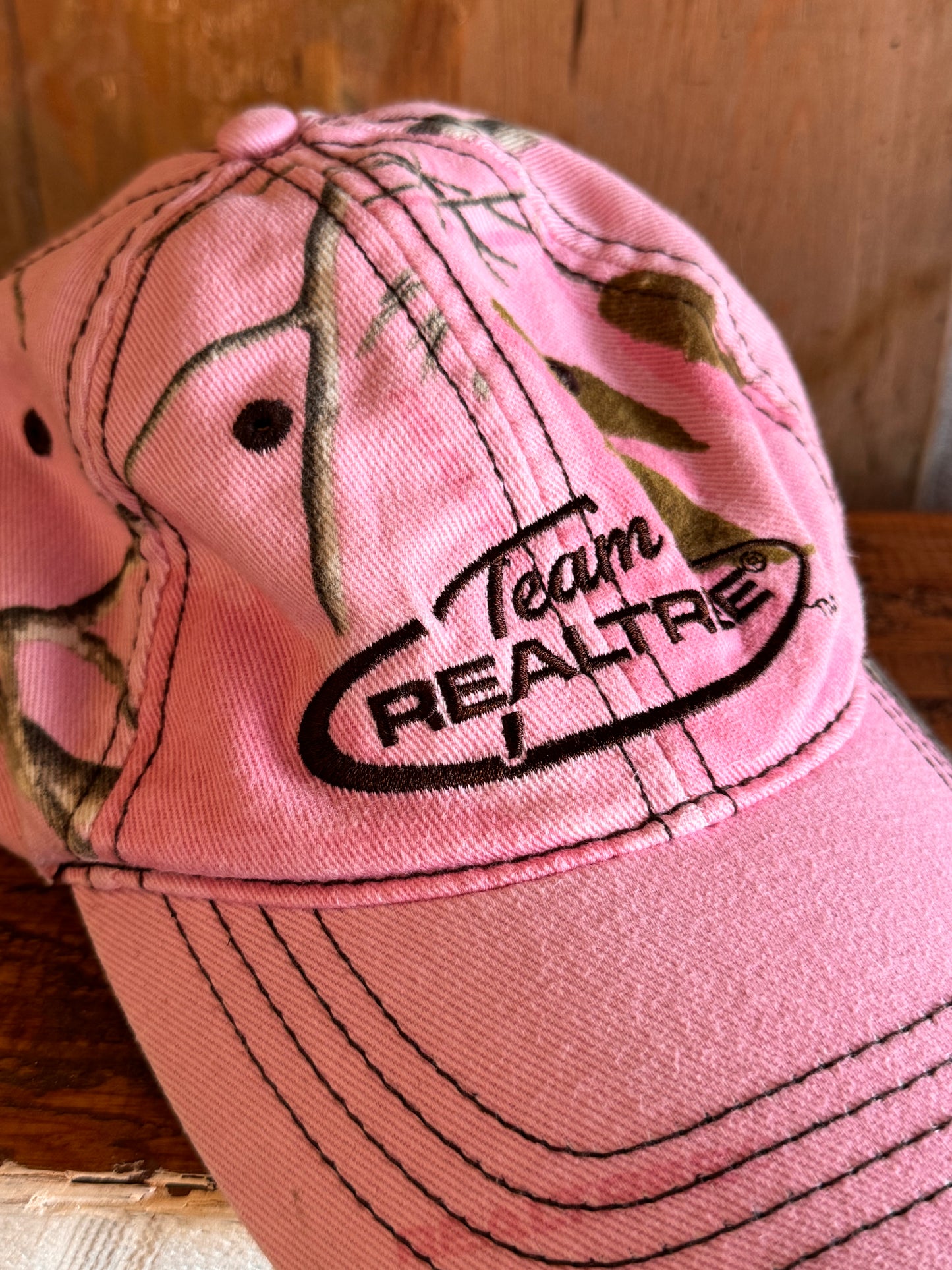 Vintage Pink Realtree Hat