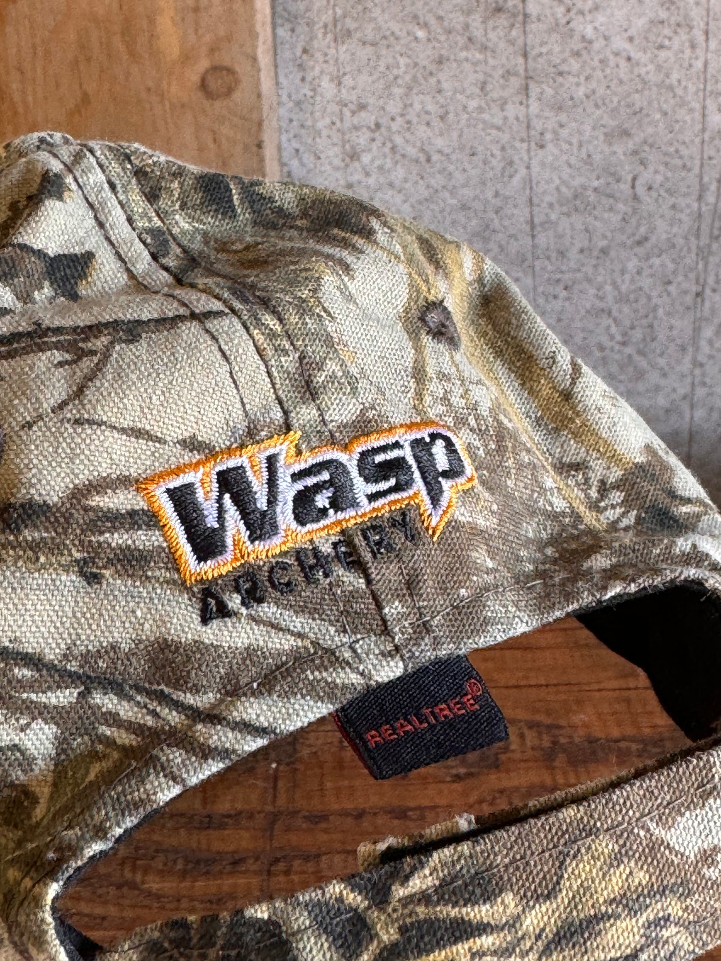 Vintage Wasp Archery Realtree Camo Hat