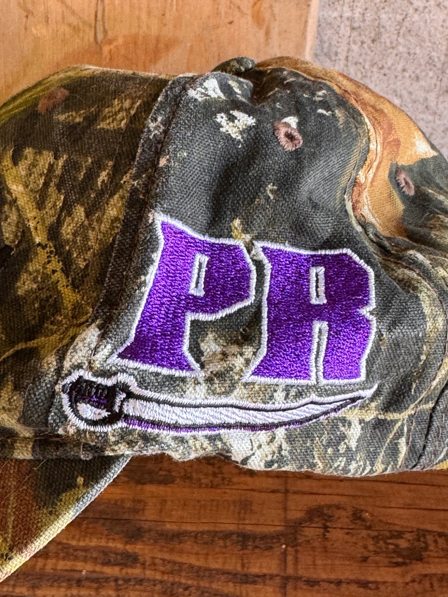 Vintage MossyOak Camo Hat
