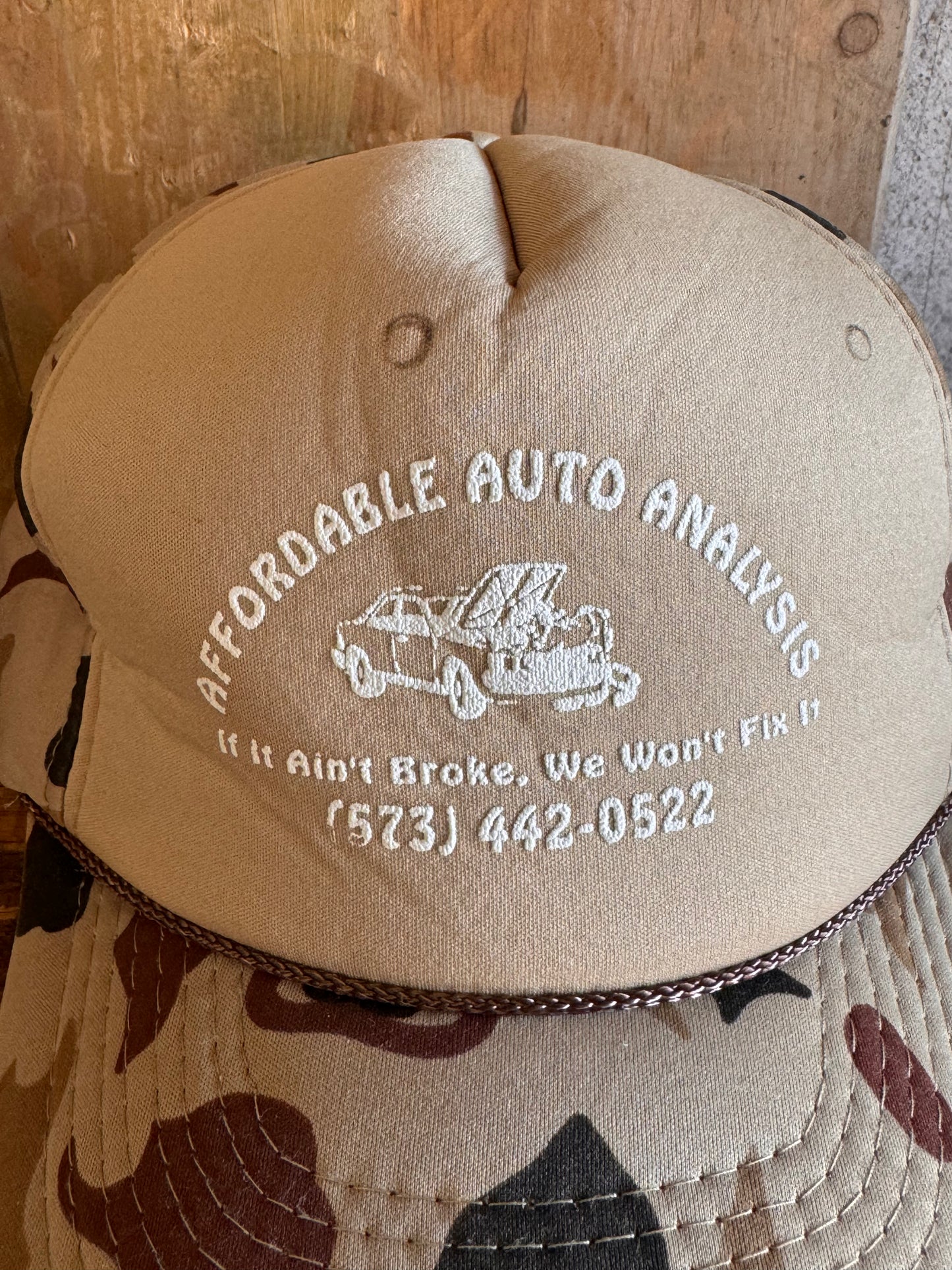 Vintage Foam Front Camo Hat
