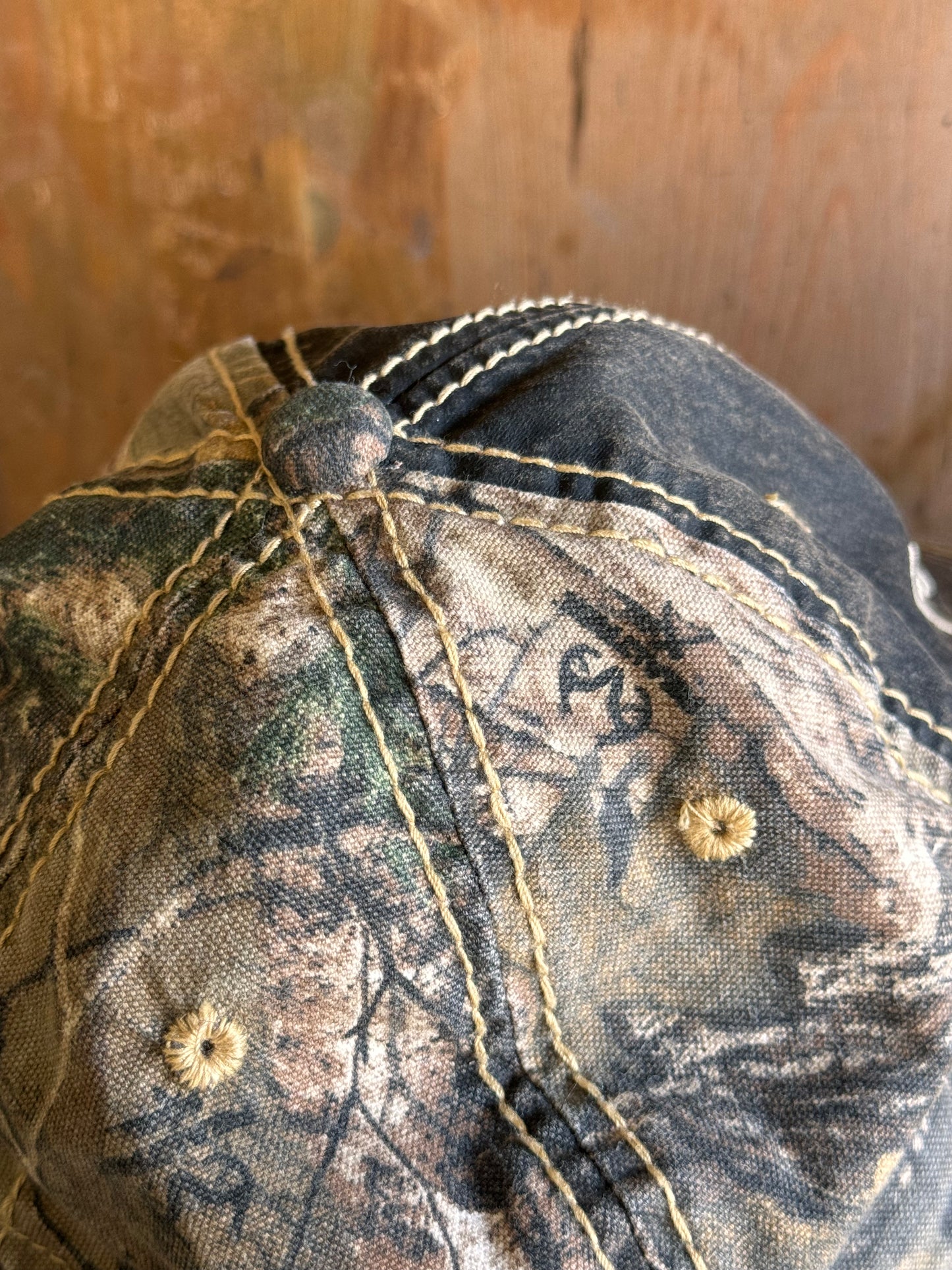 Vintage Realtree Camo Hat with Embroidered Fontanelle Logo
