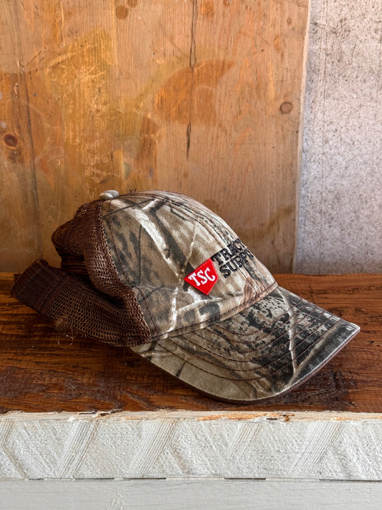 Vintage TSC Camo Trucker Hat