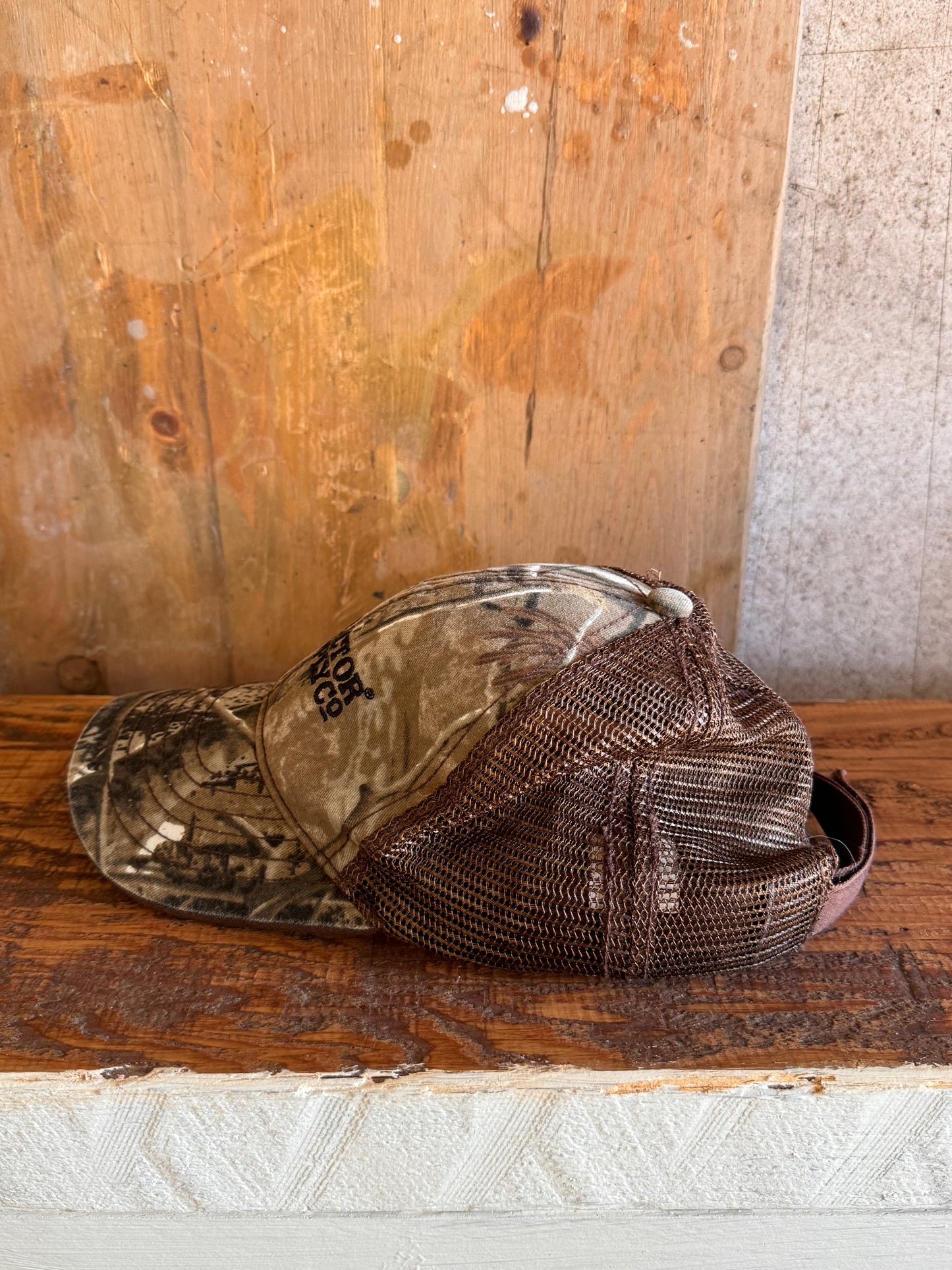 Vintage TSC Camo Trucker Hat
