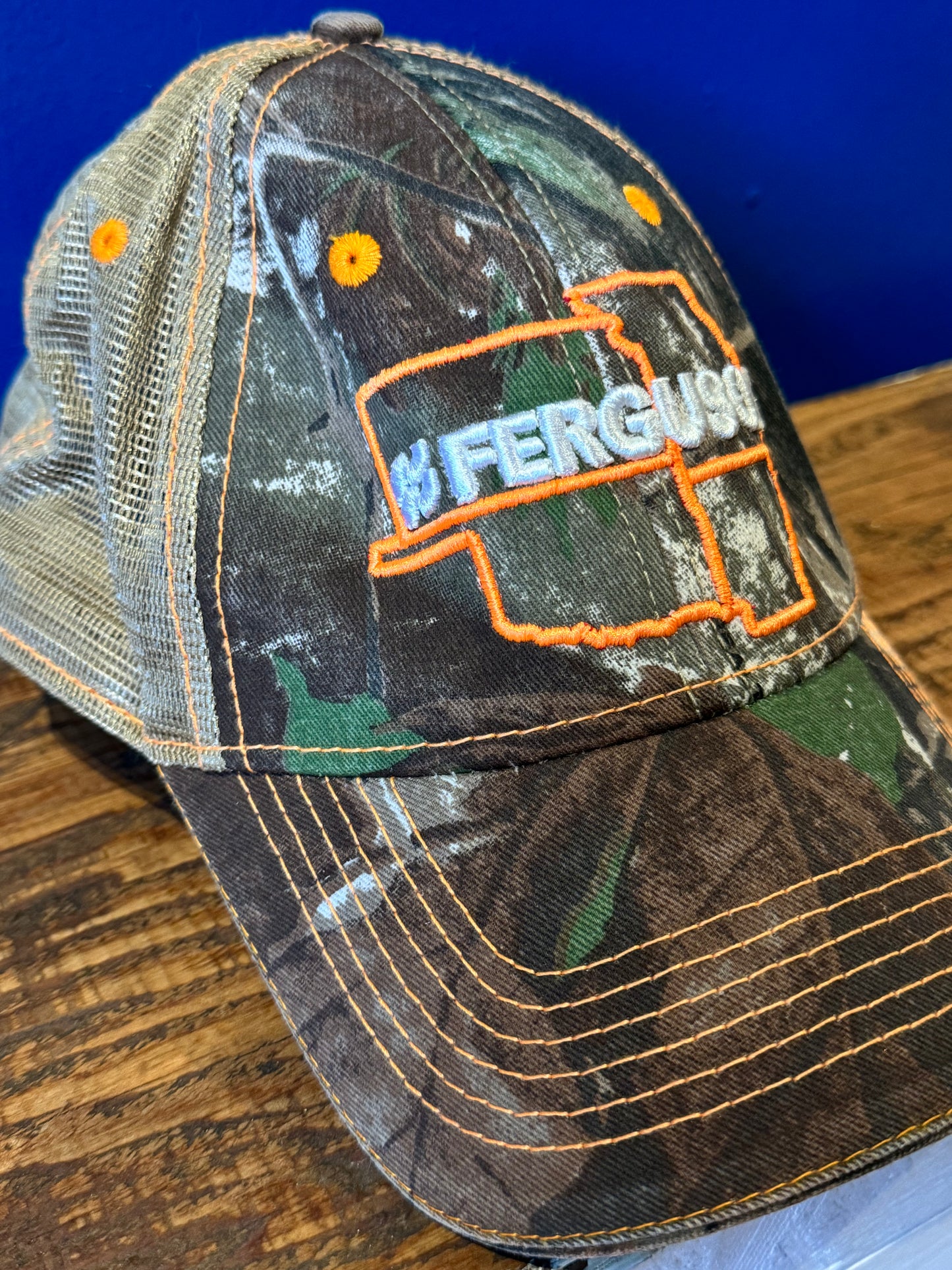 Vintage Ferguson Camo Trucker Hat