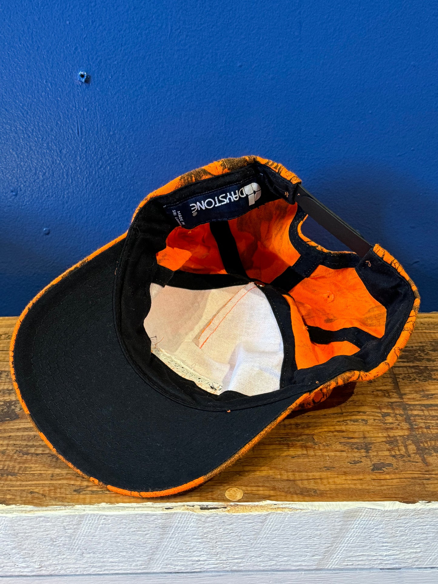 Vintage Orange Camo Hat