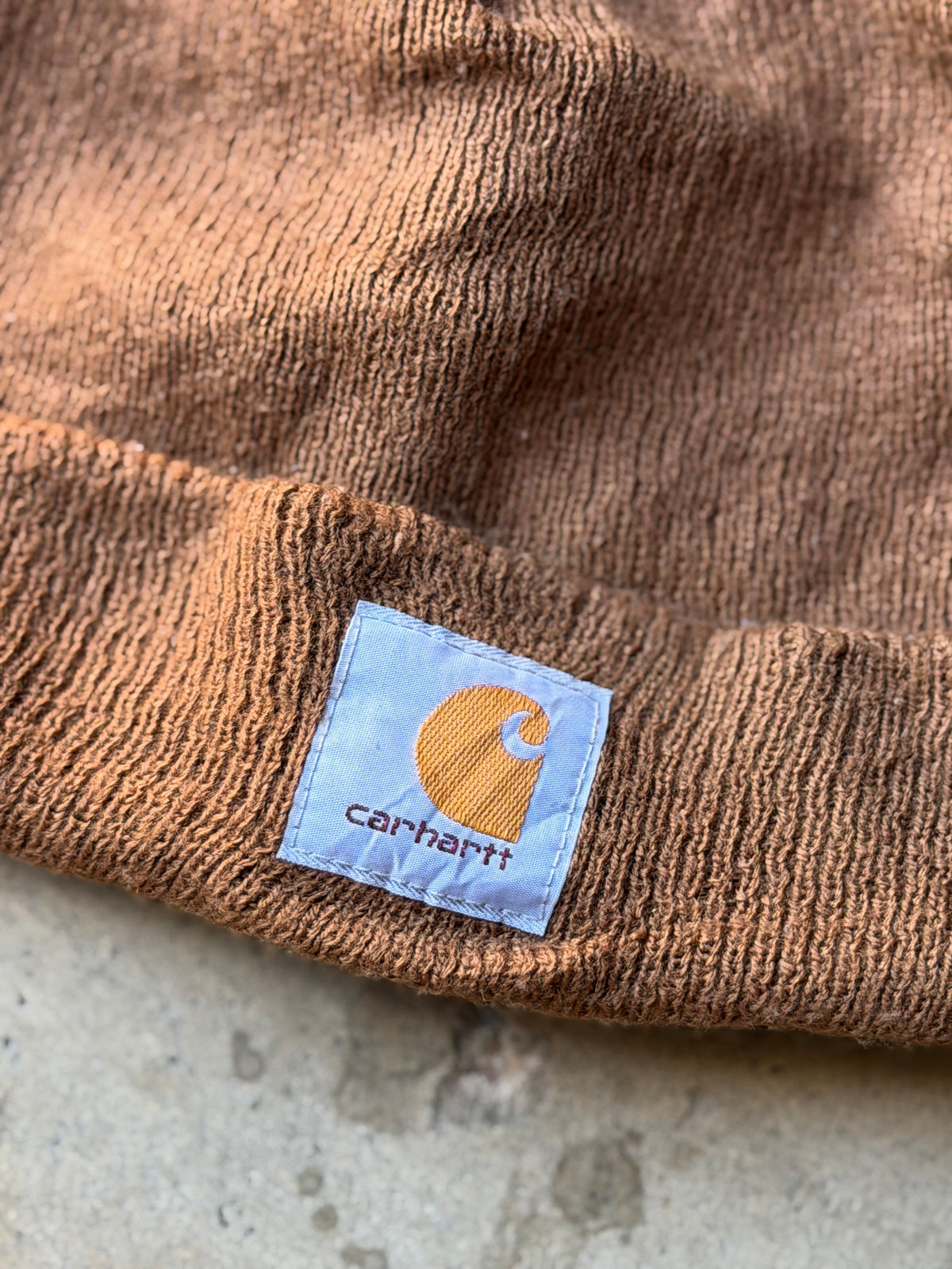 1990s Carhartt Beanie - Tan [Made in Canada]