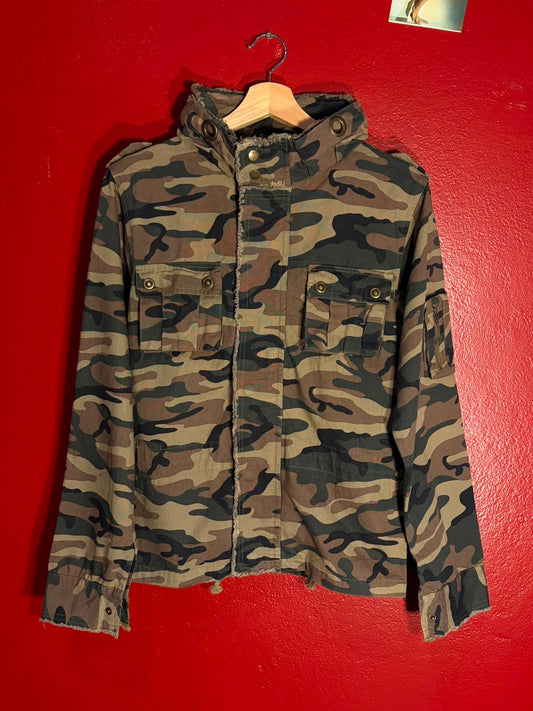 Face The Music Camo Military Jacket [M]