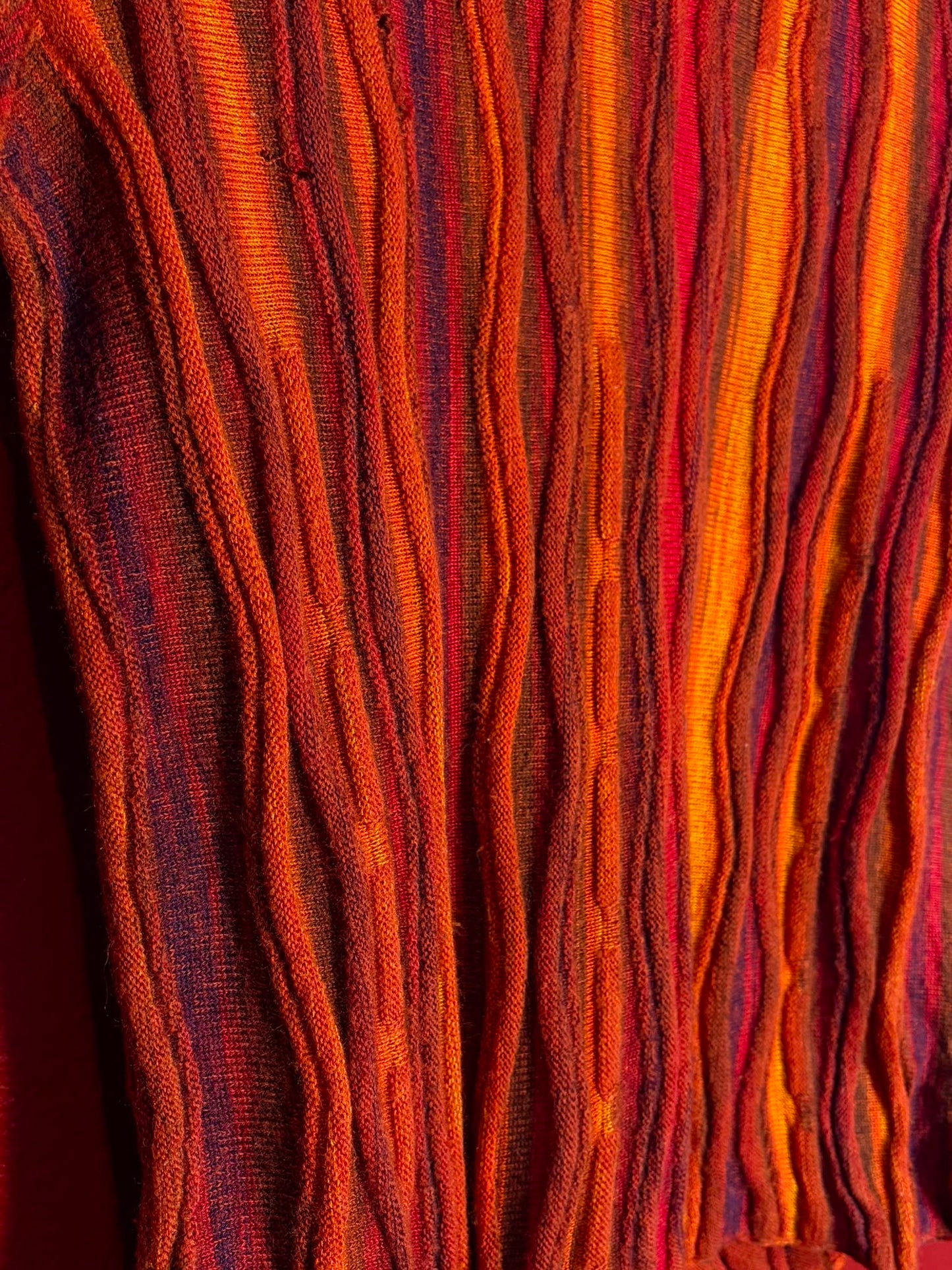 SUGITA BIS Textured Stripe Knit Jumper