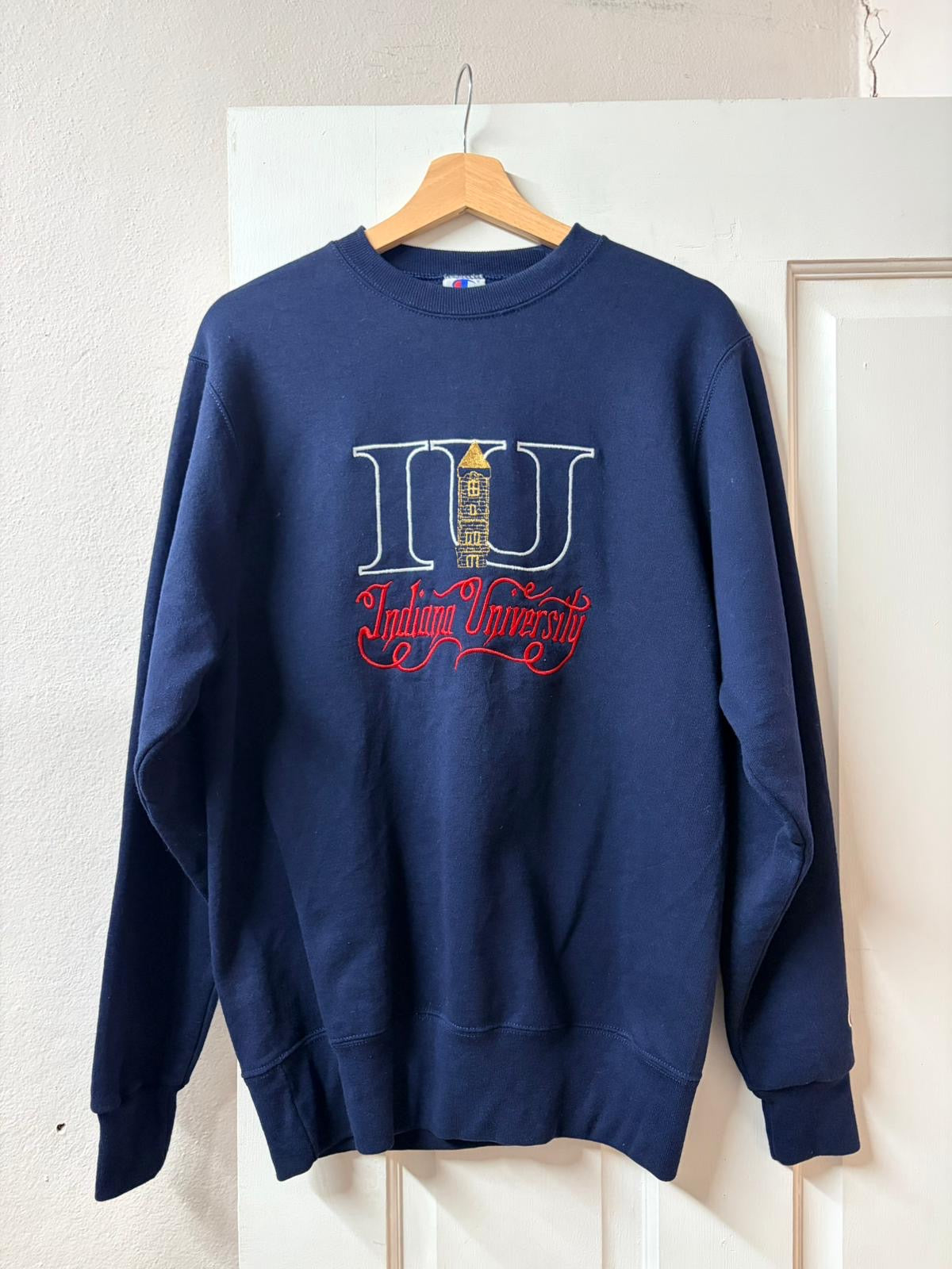 Champion Indiana University Crewneck Jumper - Made in USA [M]