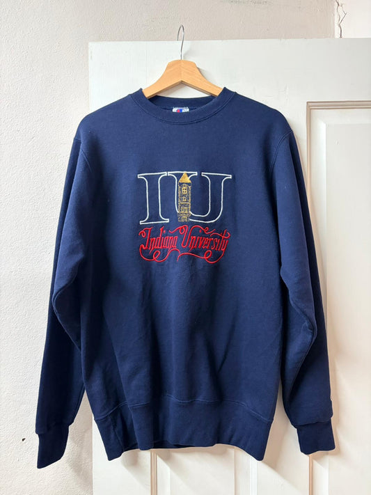 Champion Indiana University Crewneck Jumper - Made in USA [M]