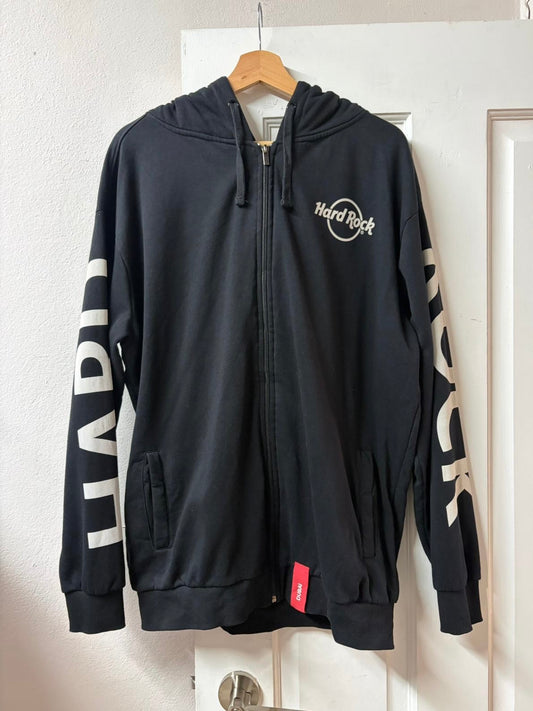 Hard Rock Cafe Dubai Zip Up Hoodie [L]