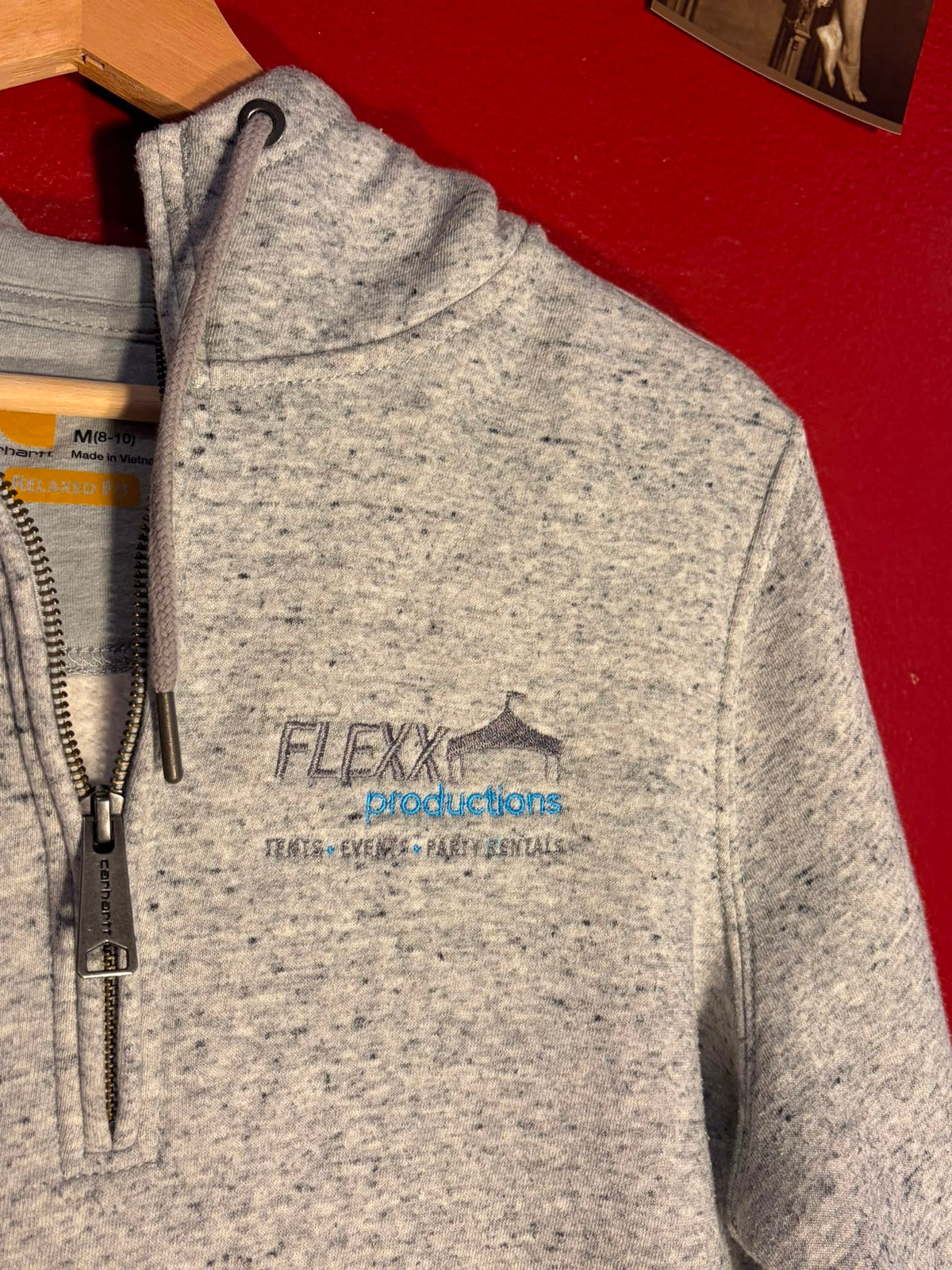 Carhartt Relaxed Fit Quarter Zip Hoodie (M)