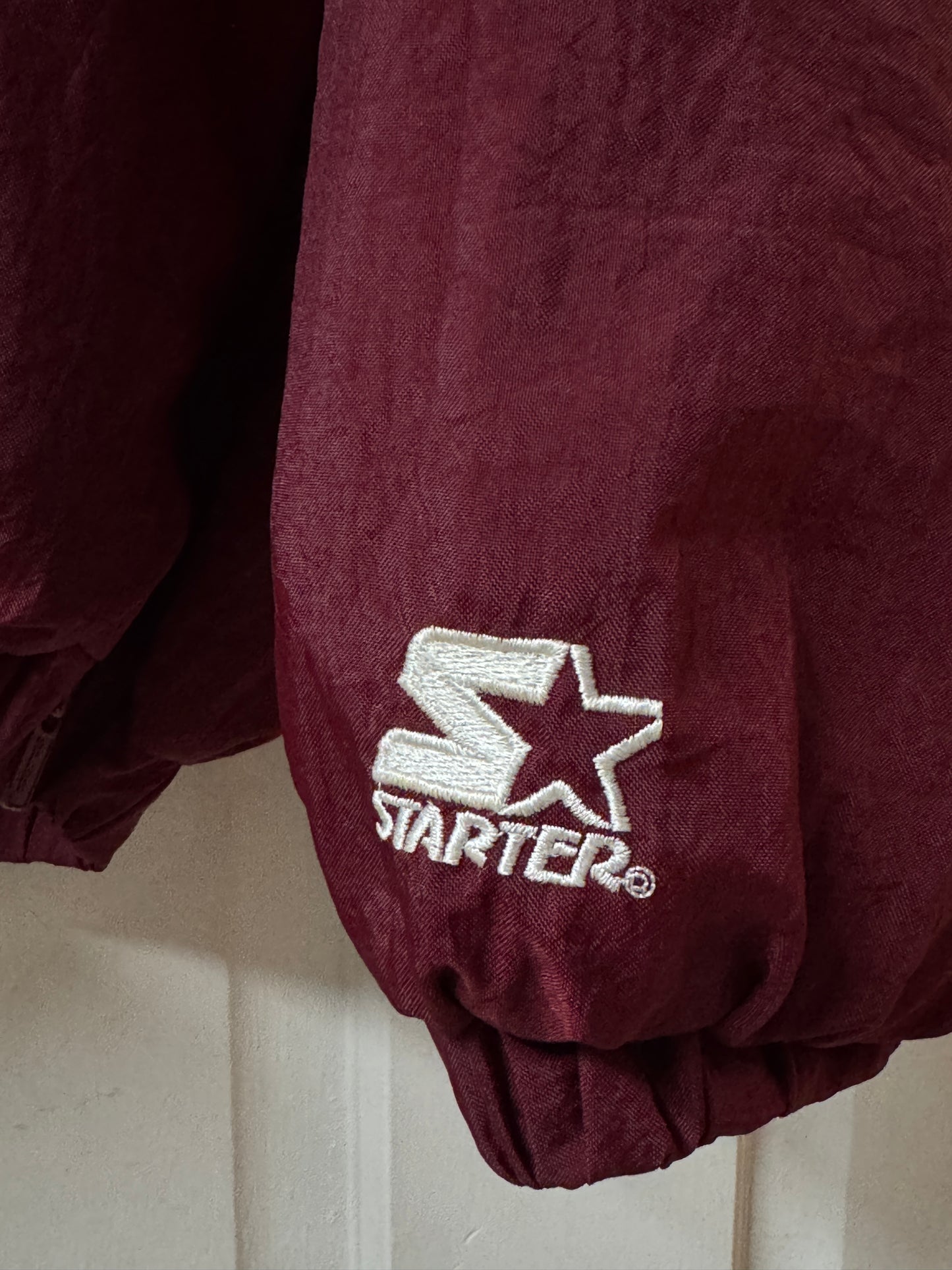 Vintage Starter Washington Redskins NFL Hooded Pullover Jacket [XL]