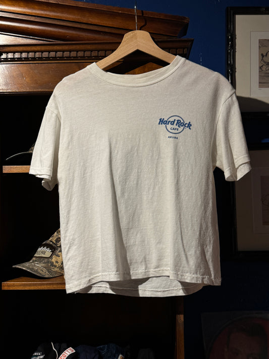 Hard Rock Cafe Aruba Cropped Graphic T-Shirt [S]