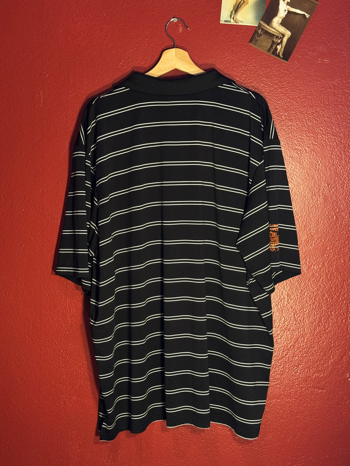 Harley Davidson Eagles Nest Striped Polo [3XL]