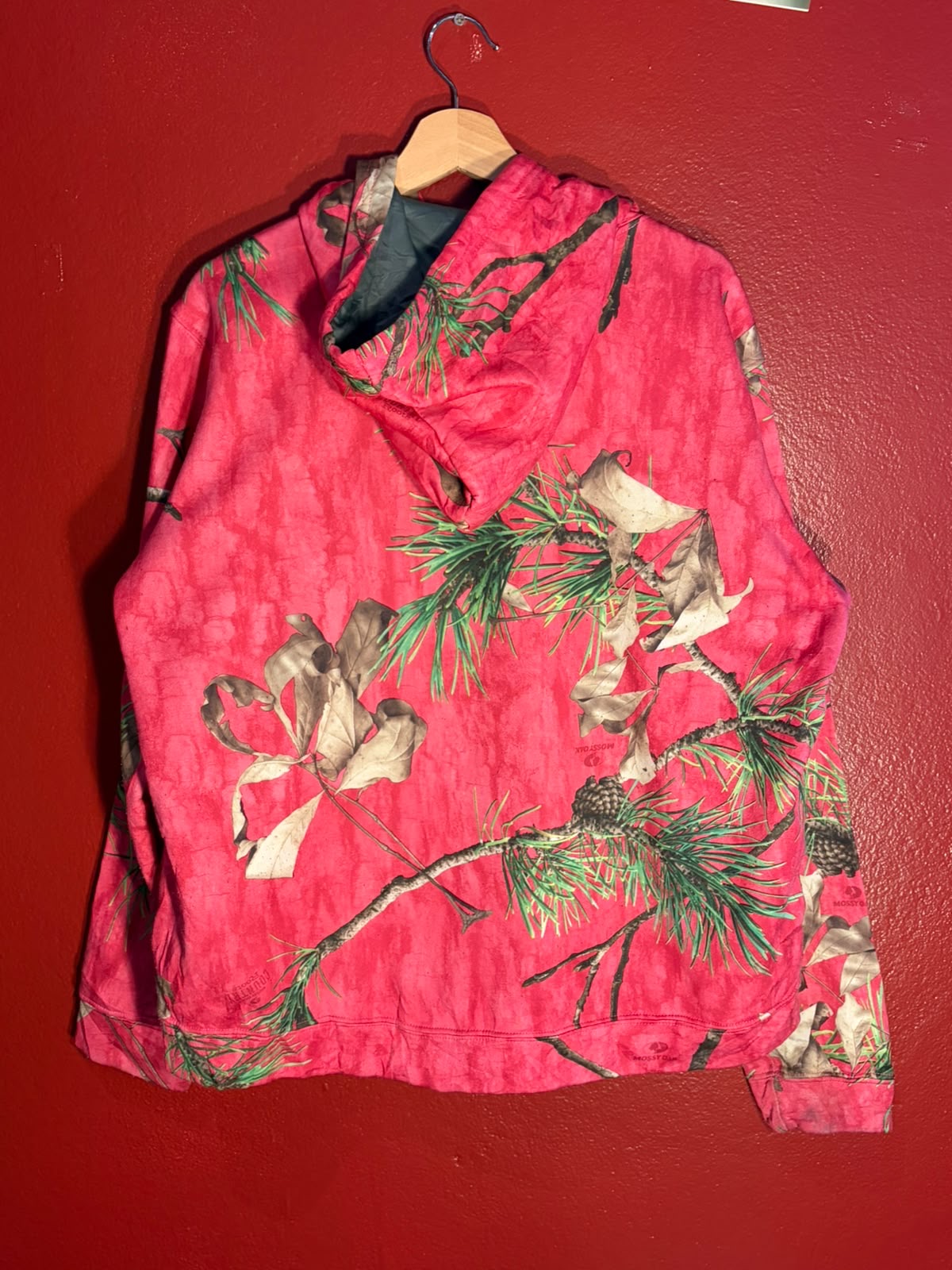 Mossy Oak Pink Camo Hoodie [XXL]
